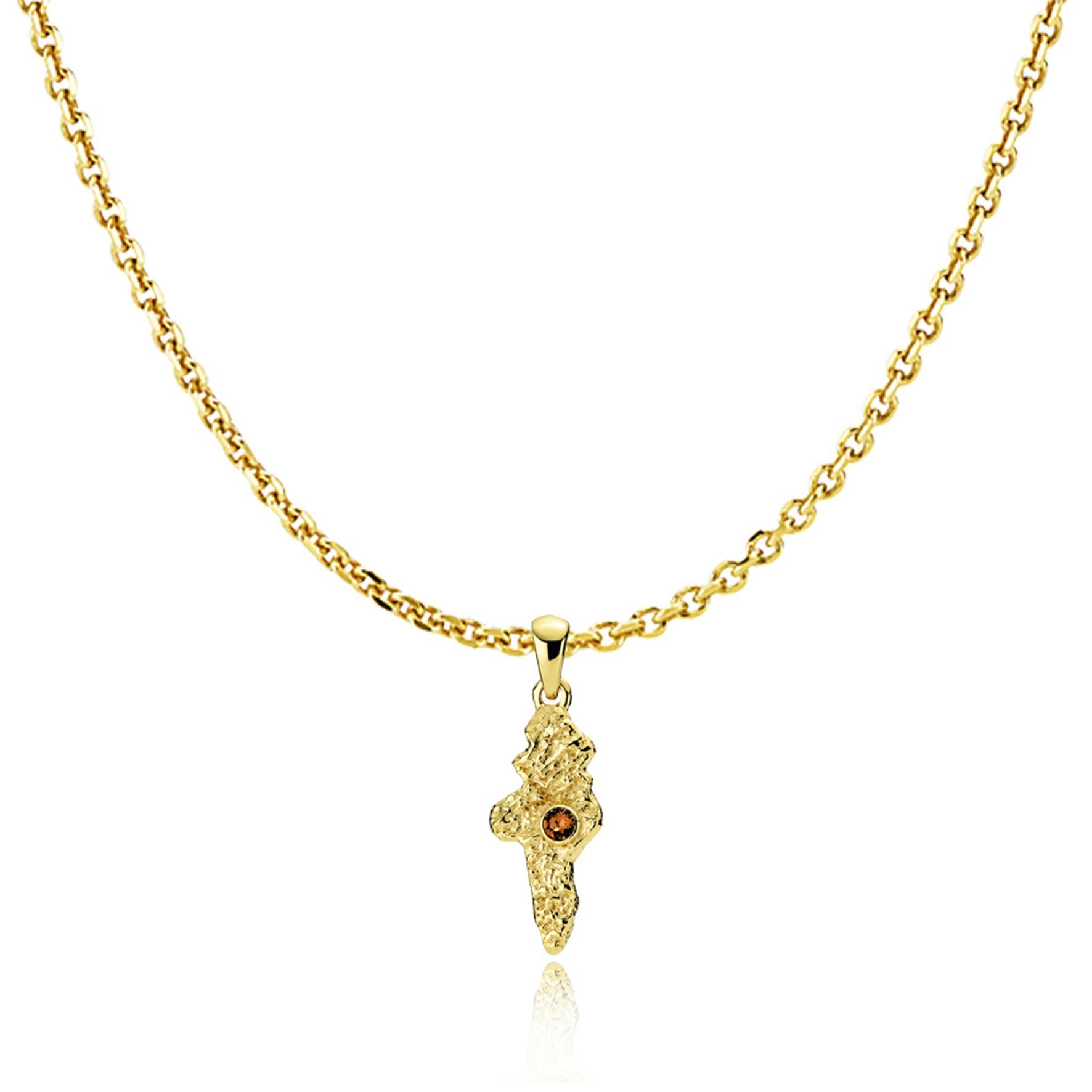 Silke By Sistie Pendant Necklace von Sistie in Vergoldet-Silber Sterling 925