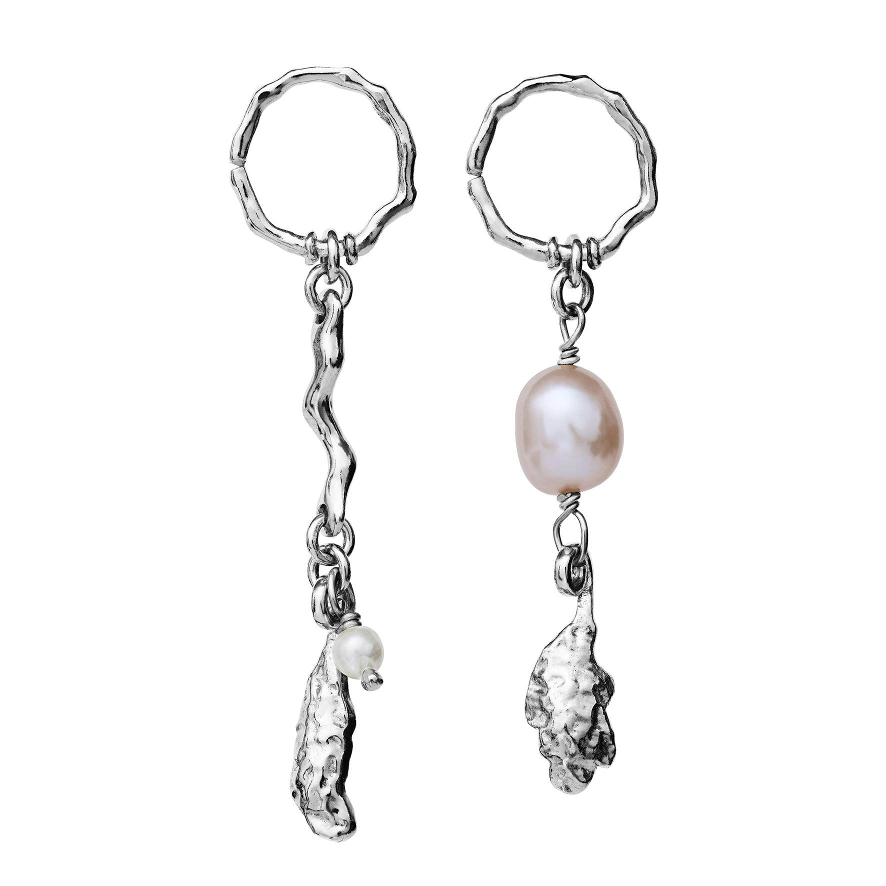 Lyric Earrings from Maanesten in Silver Sterling 925|Freshwater Pearl