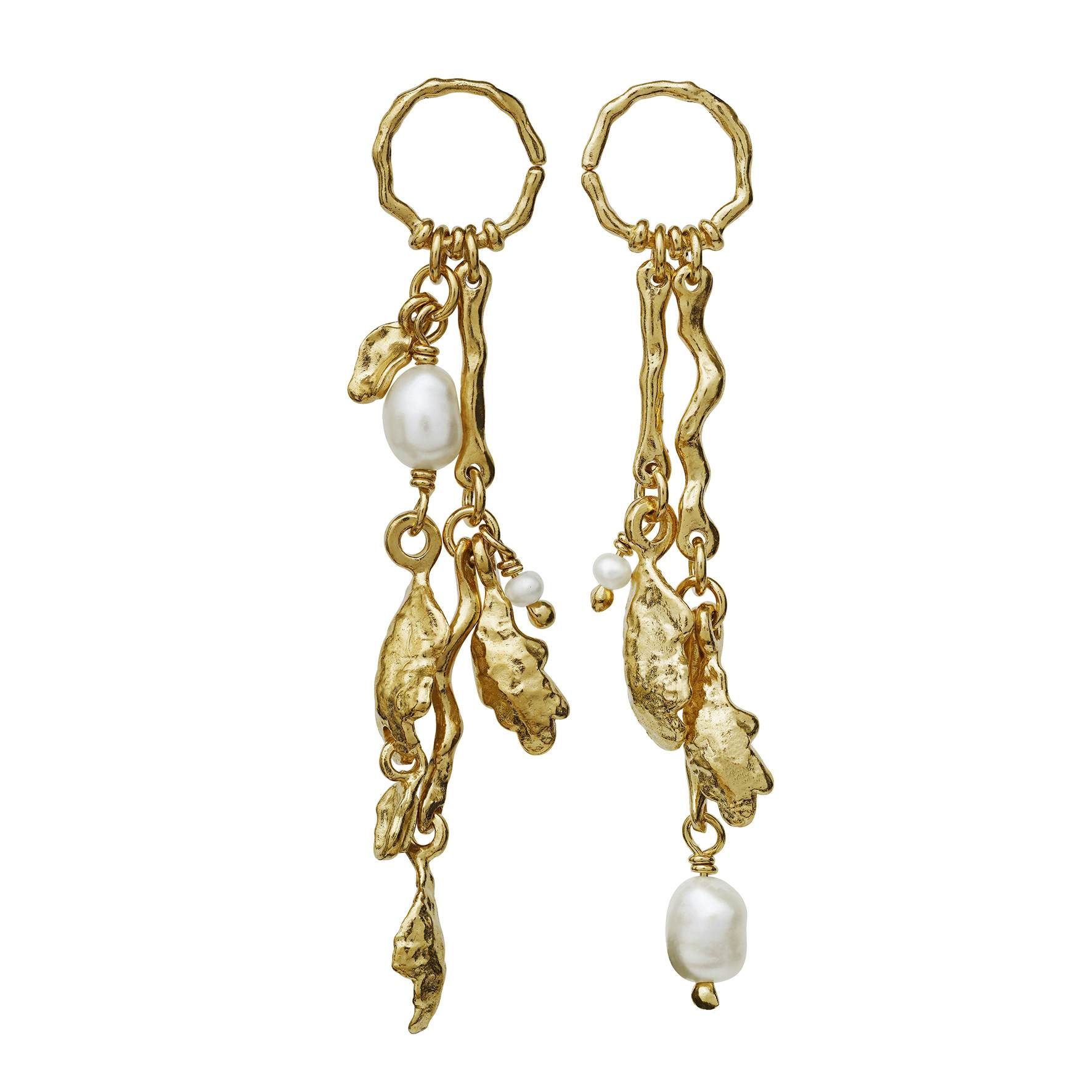 Thalia Earrings von Maanesten in Vergoldet-Silber Sterling 925