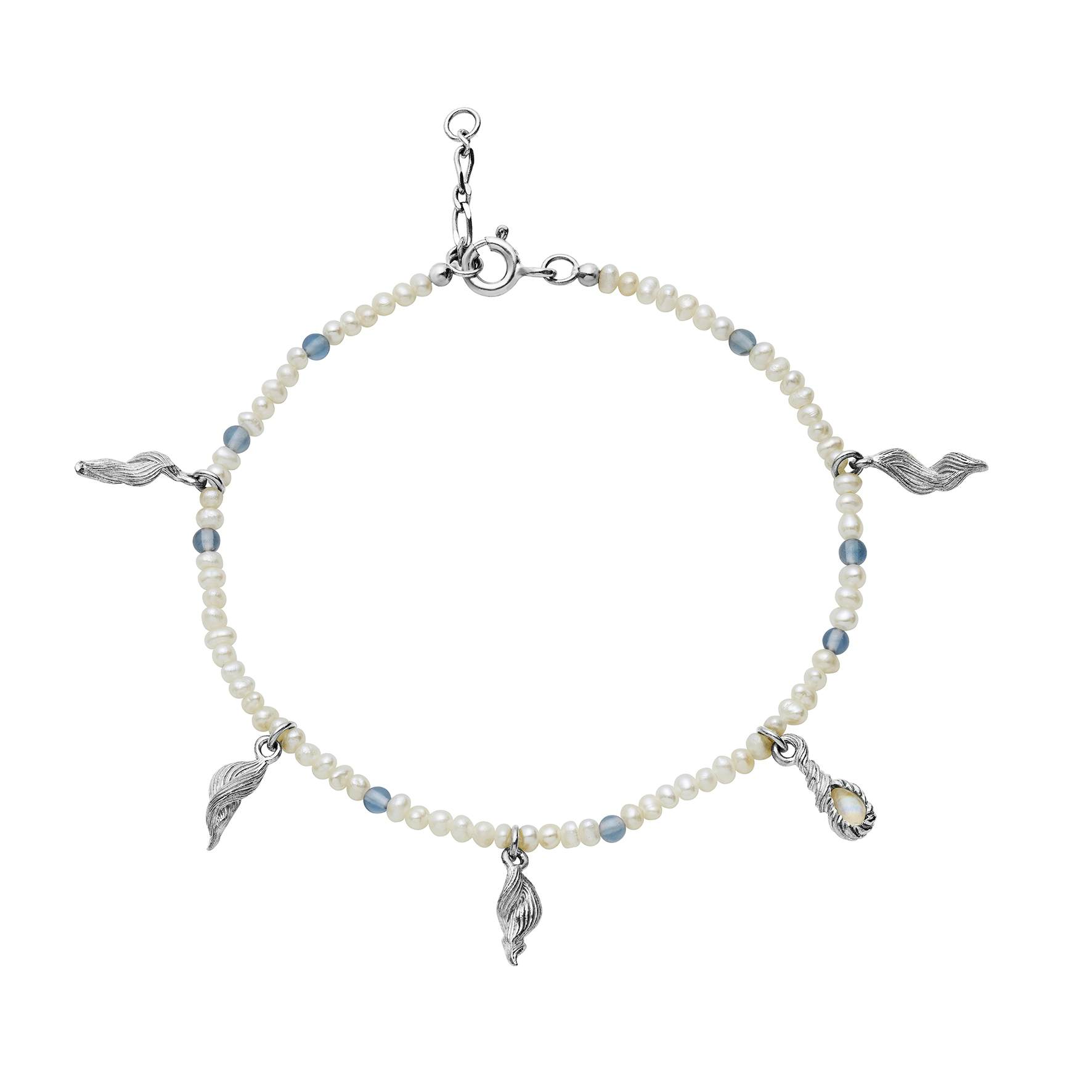Aqua Bracelet from Maanesten in Silver Sterling 925