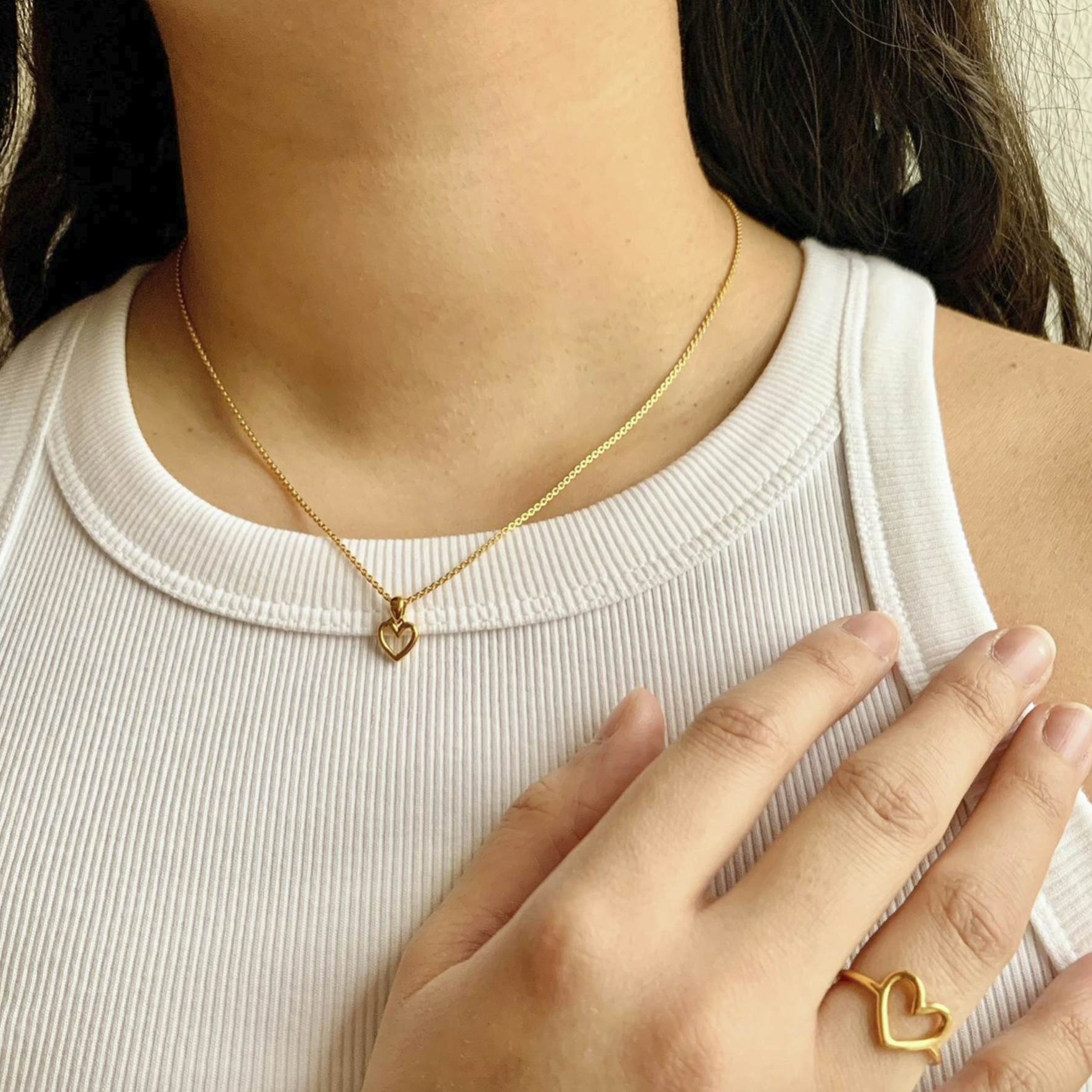 Ringlet Mentor dør spejl Beautiful Love Charity Necklace from Izabel Camille in Goldplated-Silver  Sterling 925
