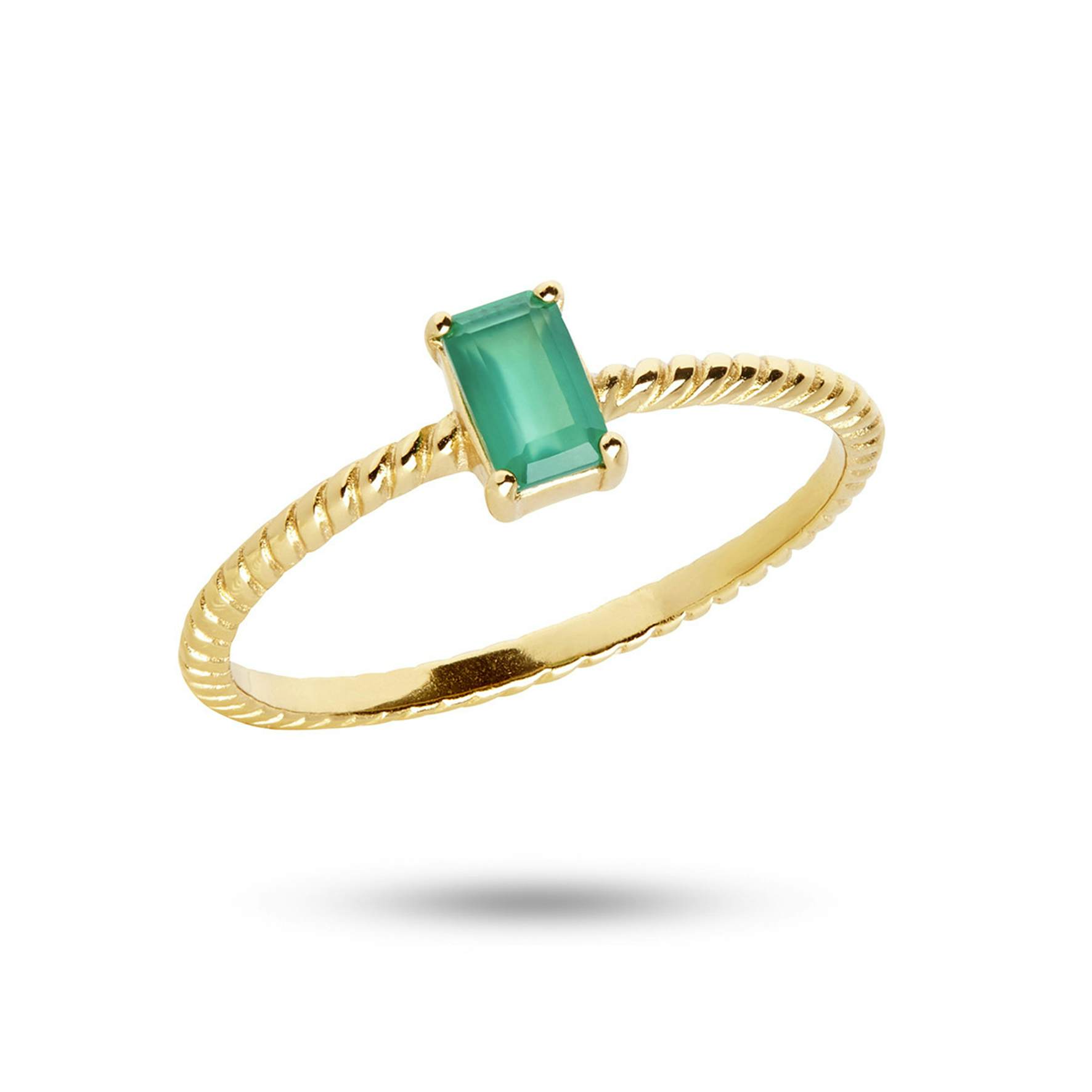 Gem Candy Ring Confidence from Carré in Goldplated-Silver Sterling 925|
