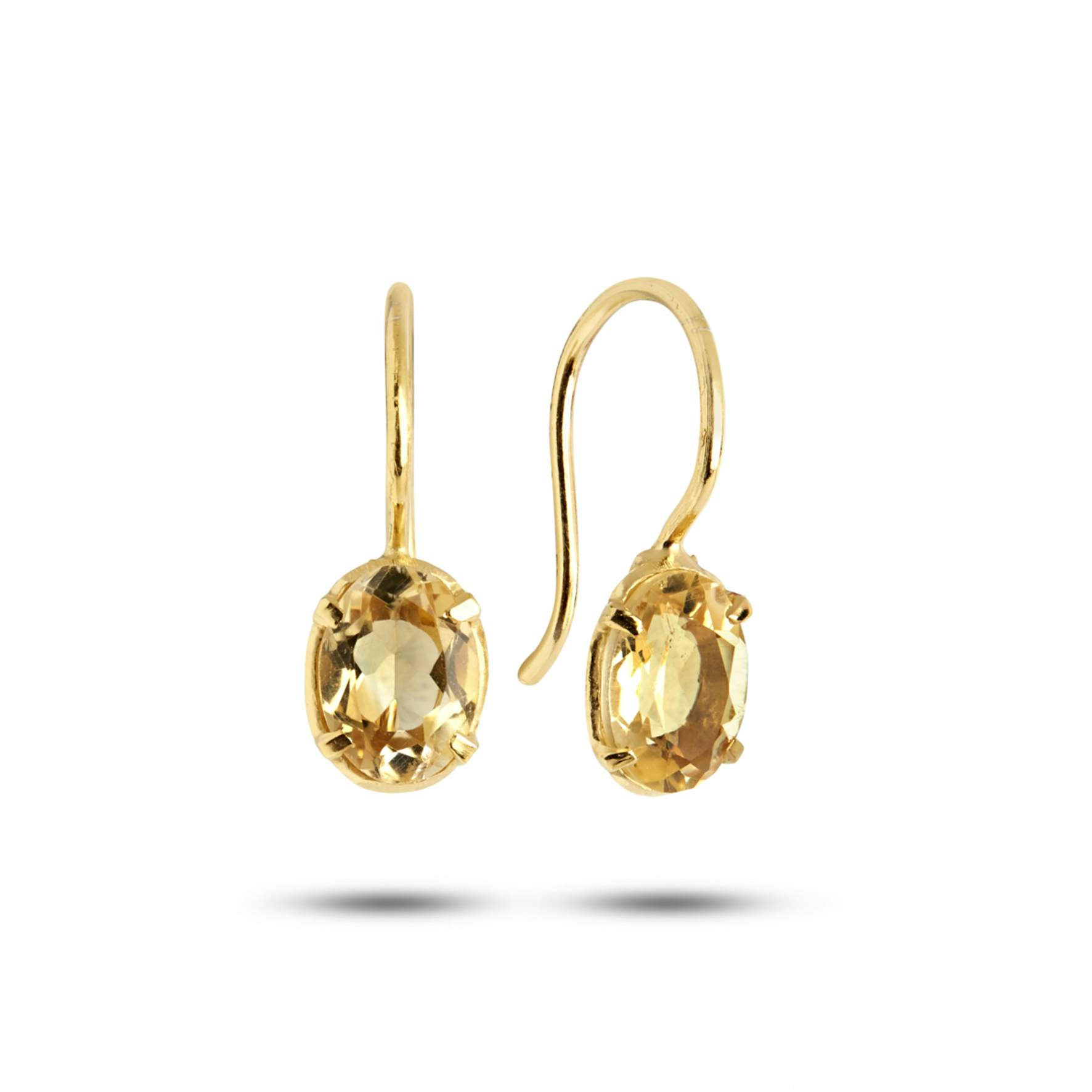 Gem Candy Earrings Happiness from Carré in Goldplated-Silver Sterling 925|