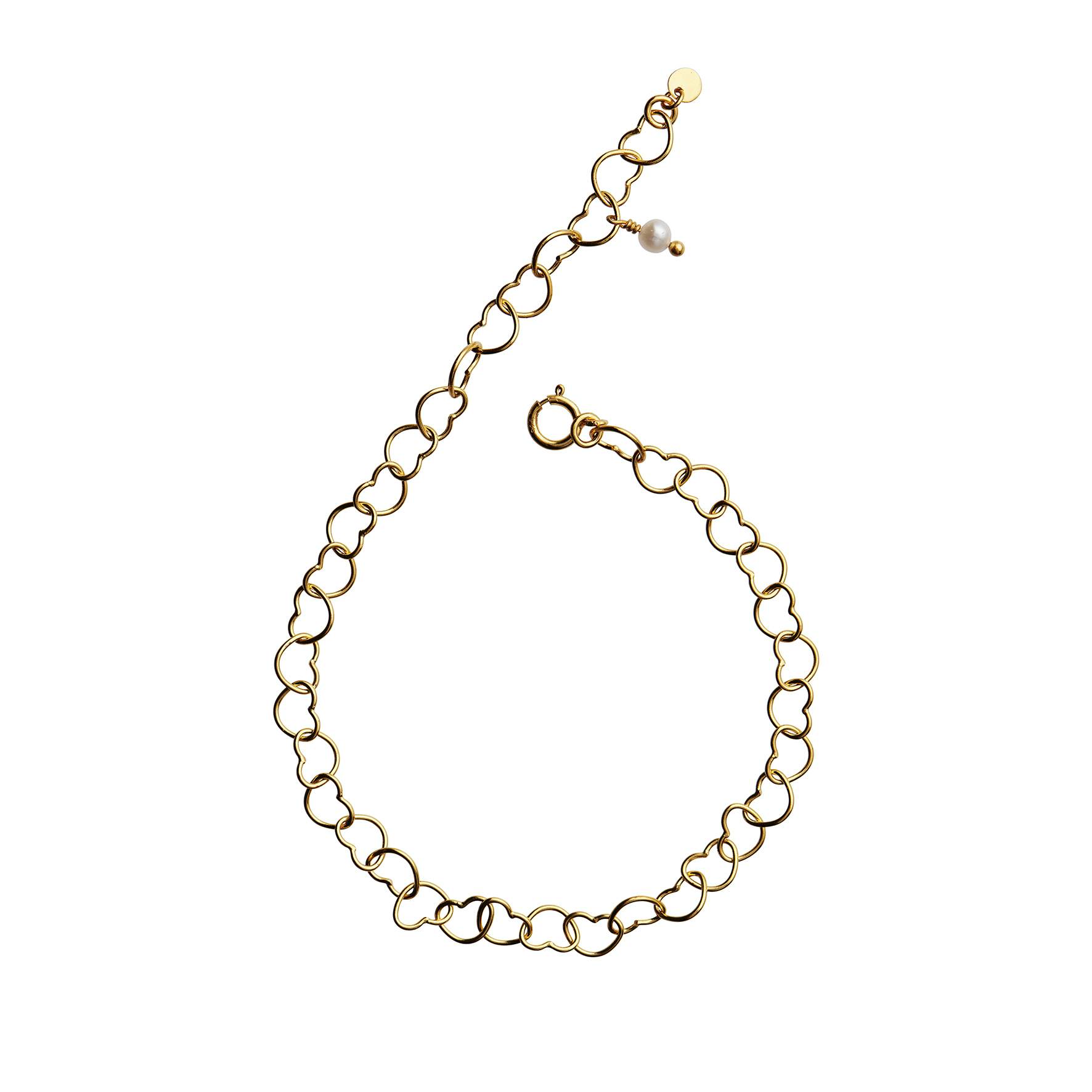 Happy Hearts Bracelet von STINE A Jewelry in Vergoldet-Silber Sterling 925