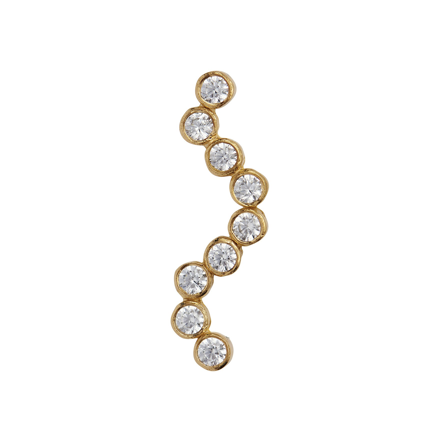 Midnight Sparkle Earring - Right fra STINE A Jewelry i Forgylt-Sølv Sterling 925
