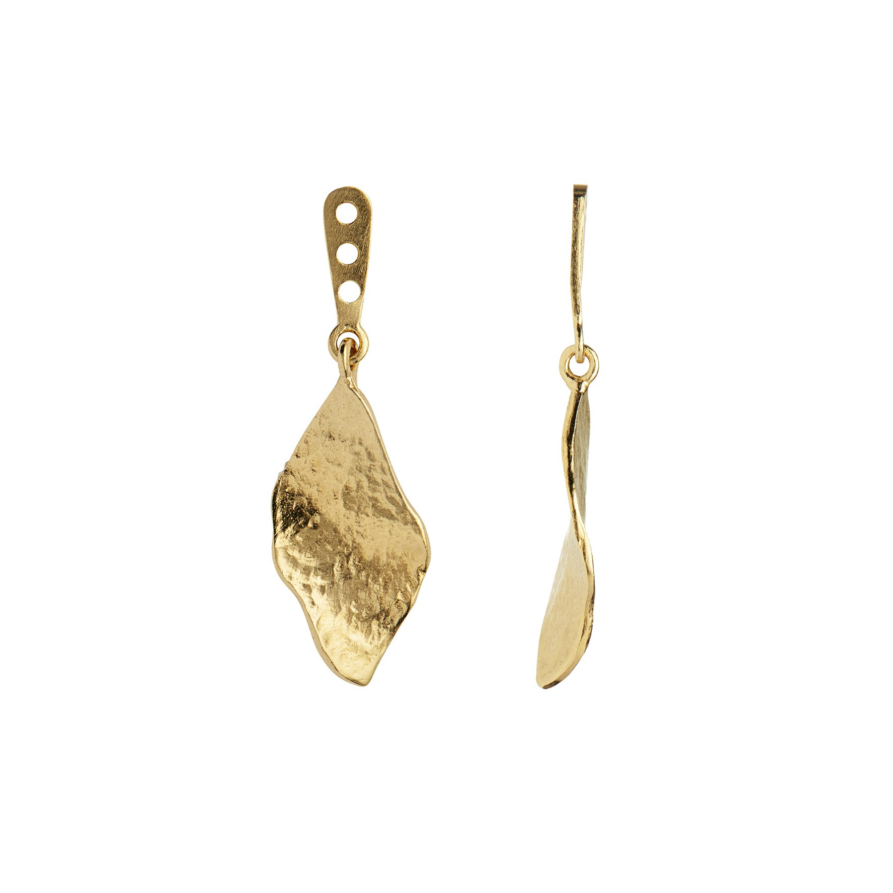 Ile De L'Amour Behind Ear Earring fra STINE A Jewelry i Forgyldt-Sølv Sterling 925