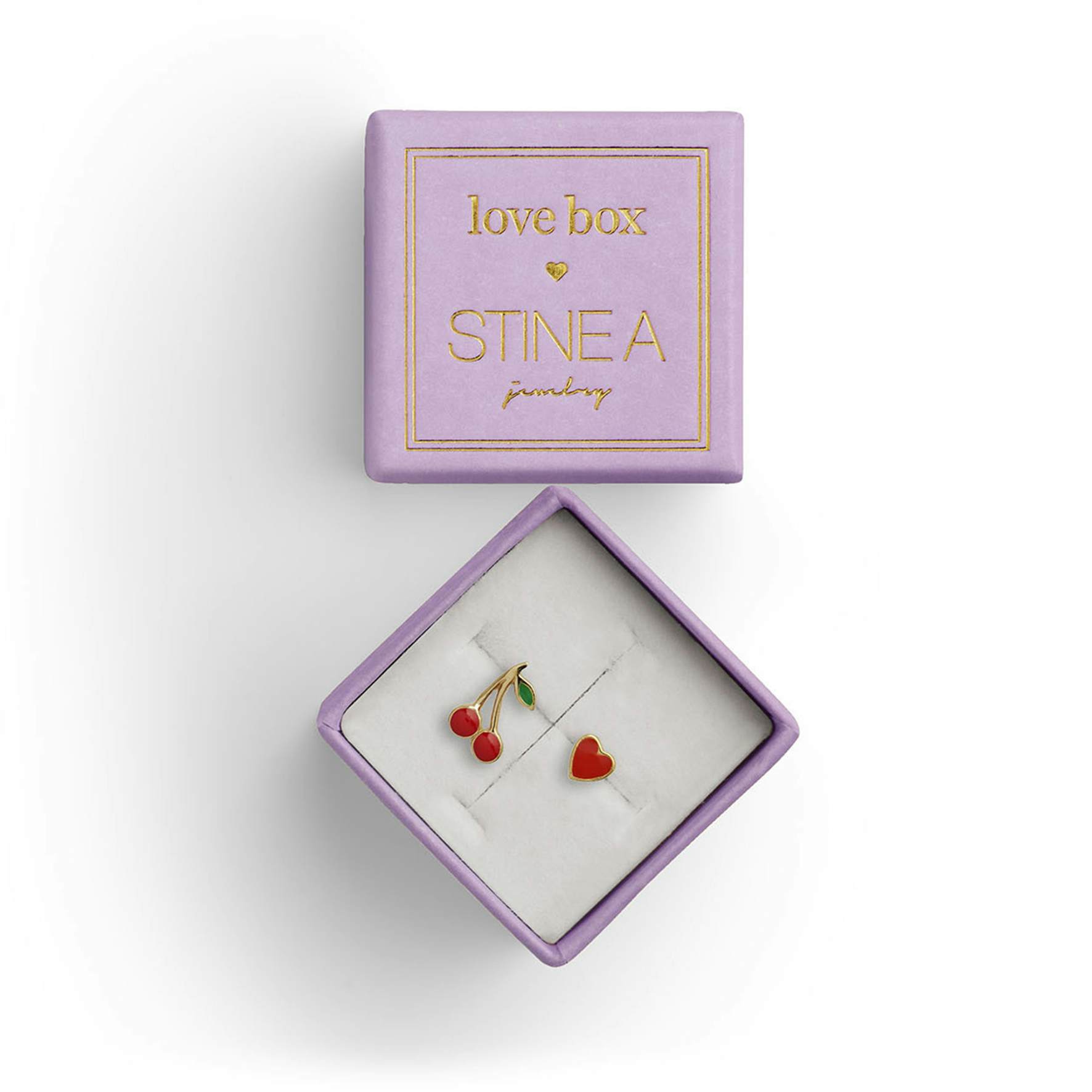 Love Box 70 fra STINE A Jewelry i Forgyldt-Sølv Sterling 925