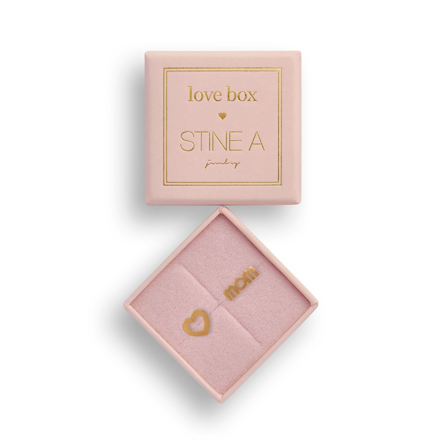 Love Box - Wow Mom fra STINE A Jewelry i Forgylt-Sølv Sterling 925