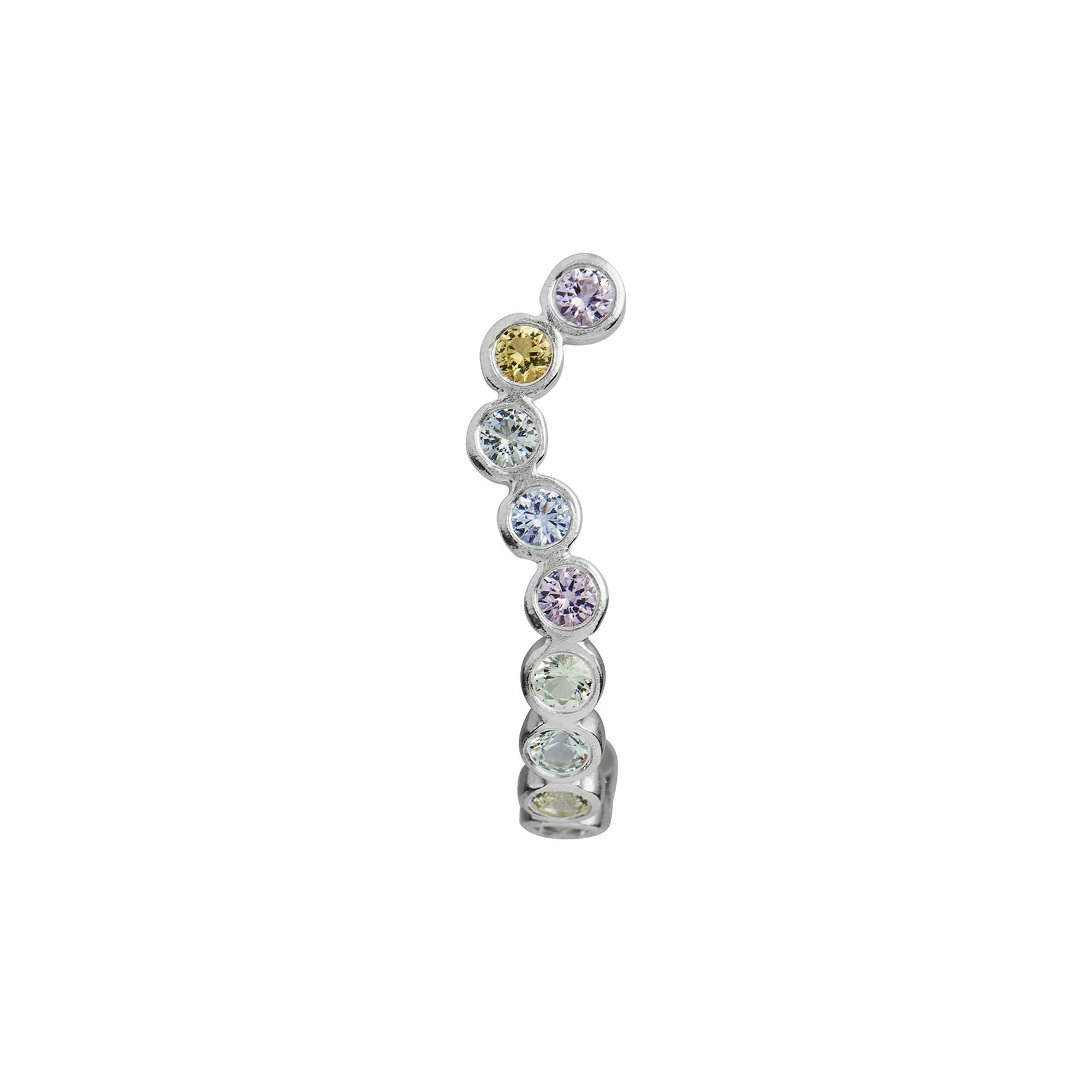 Candy Sparkle Hugging Creol - Left fra STINE A Jewelry i Sølv Sterling 925