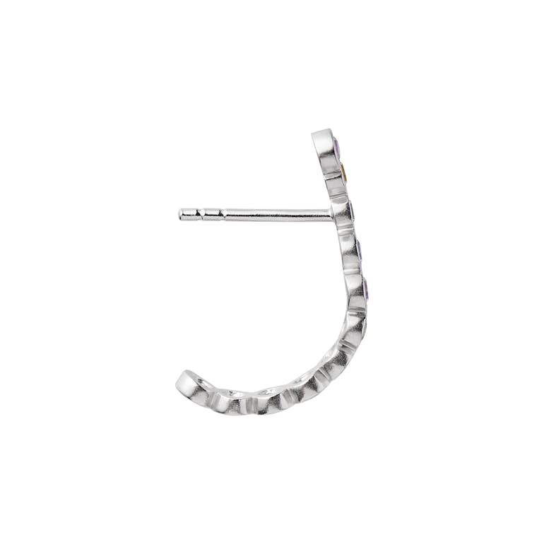 Candy Sparkle Hugging Creol - Left fra STINE A Jewelry i Sølv Sterling 925