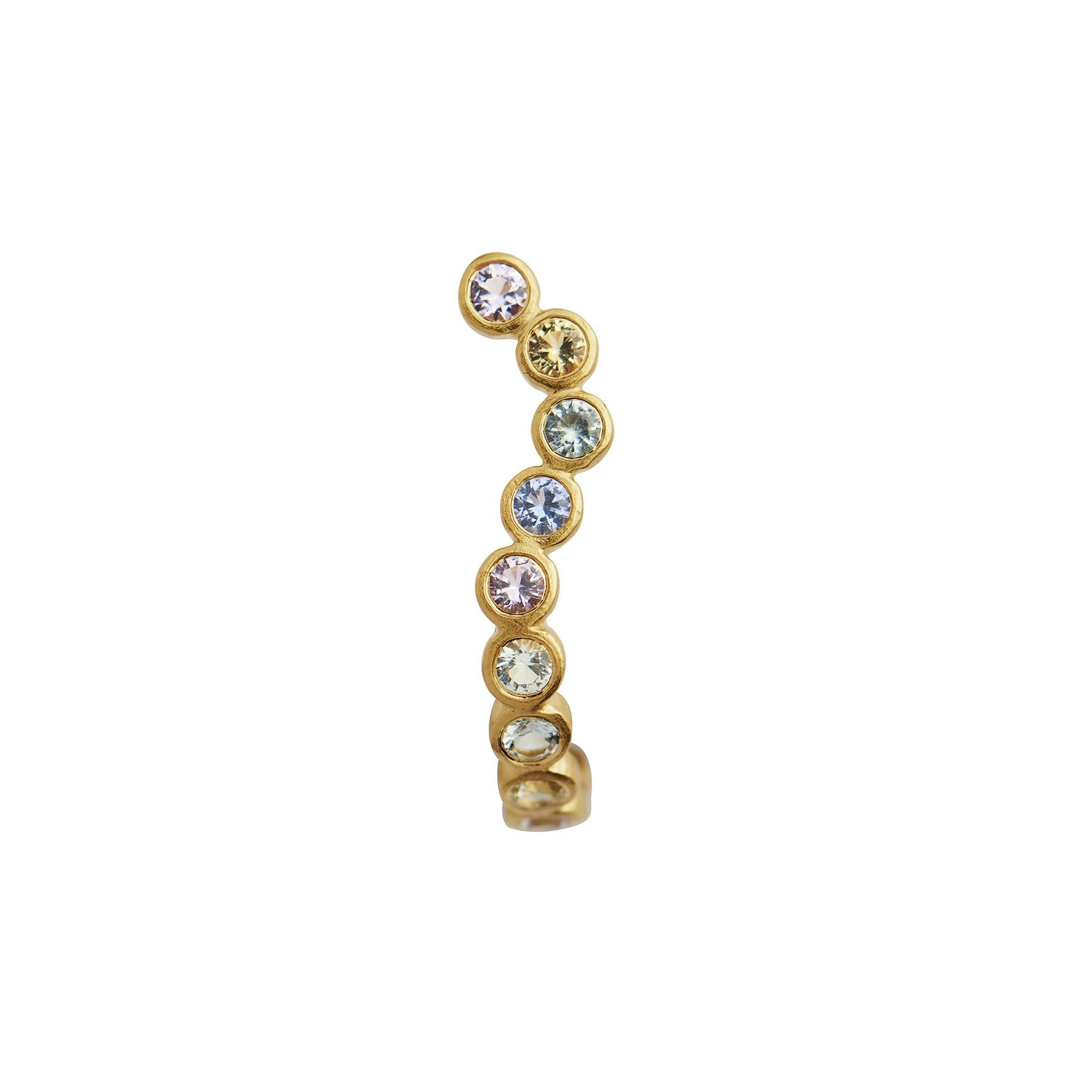 Candy Sparkle Hugging Creol - Right från STINE A Jewelry i Förgyllt-Silver Sterling 925