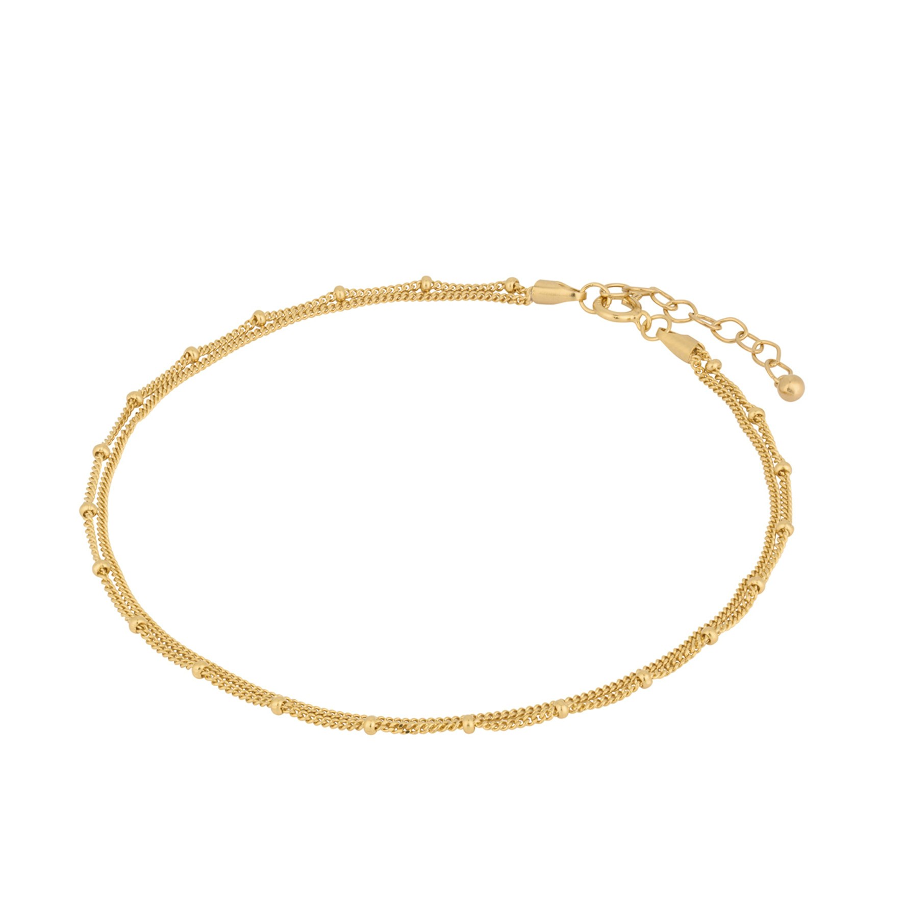Galaxy Anklet from Pernille Corydon in Goldplated-Silver Sterling 925