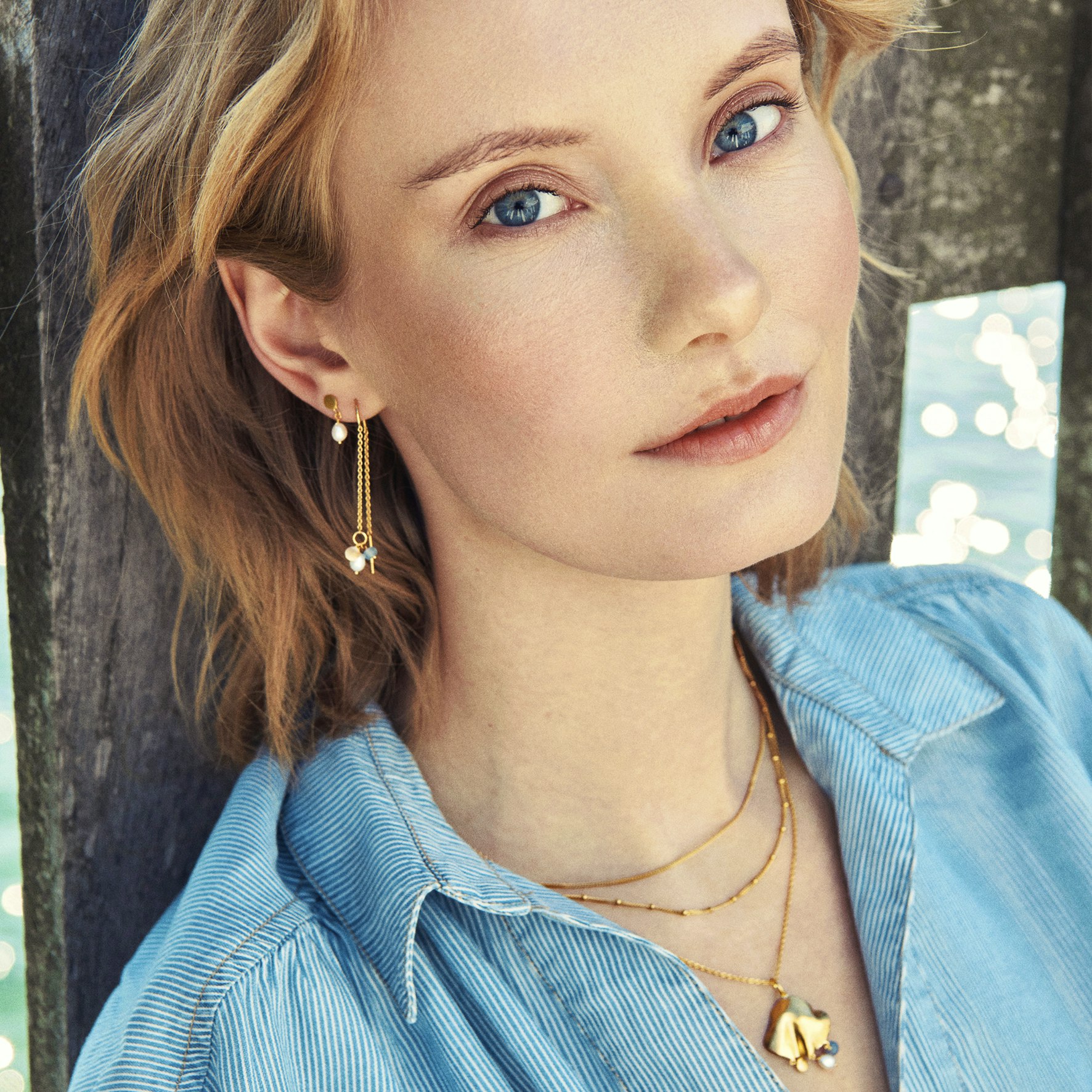 Galaxy Necklace from Pernille Corydon in Goldplated Silver Sterling 925