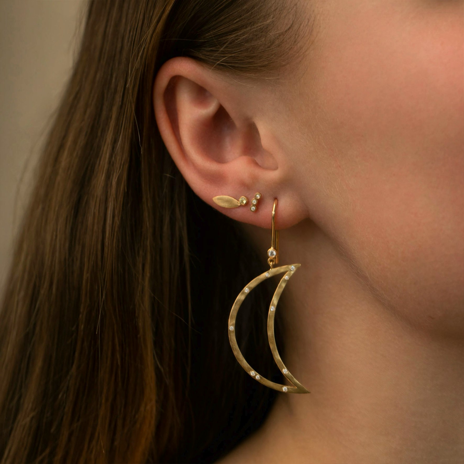 Three Dots Earstick Piece fra STINE A Jewelry i Sølv Sterling 925