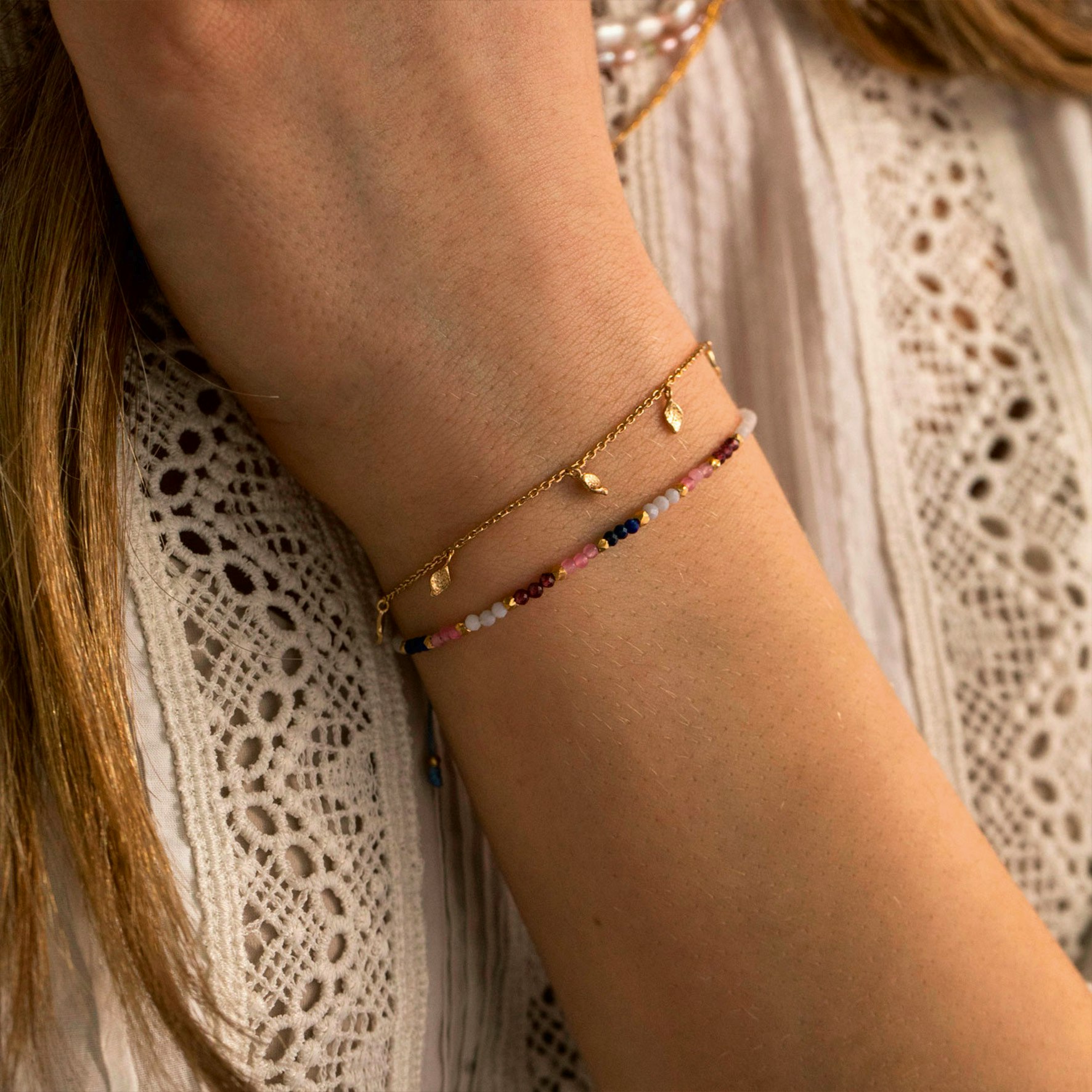 Tout Petit Ile De L'Amour Bracelet from STINE A Jewelry in Goldplated Silver Sterling 925