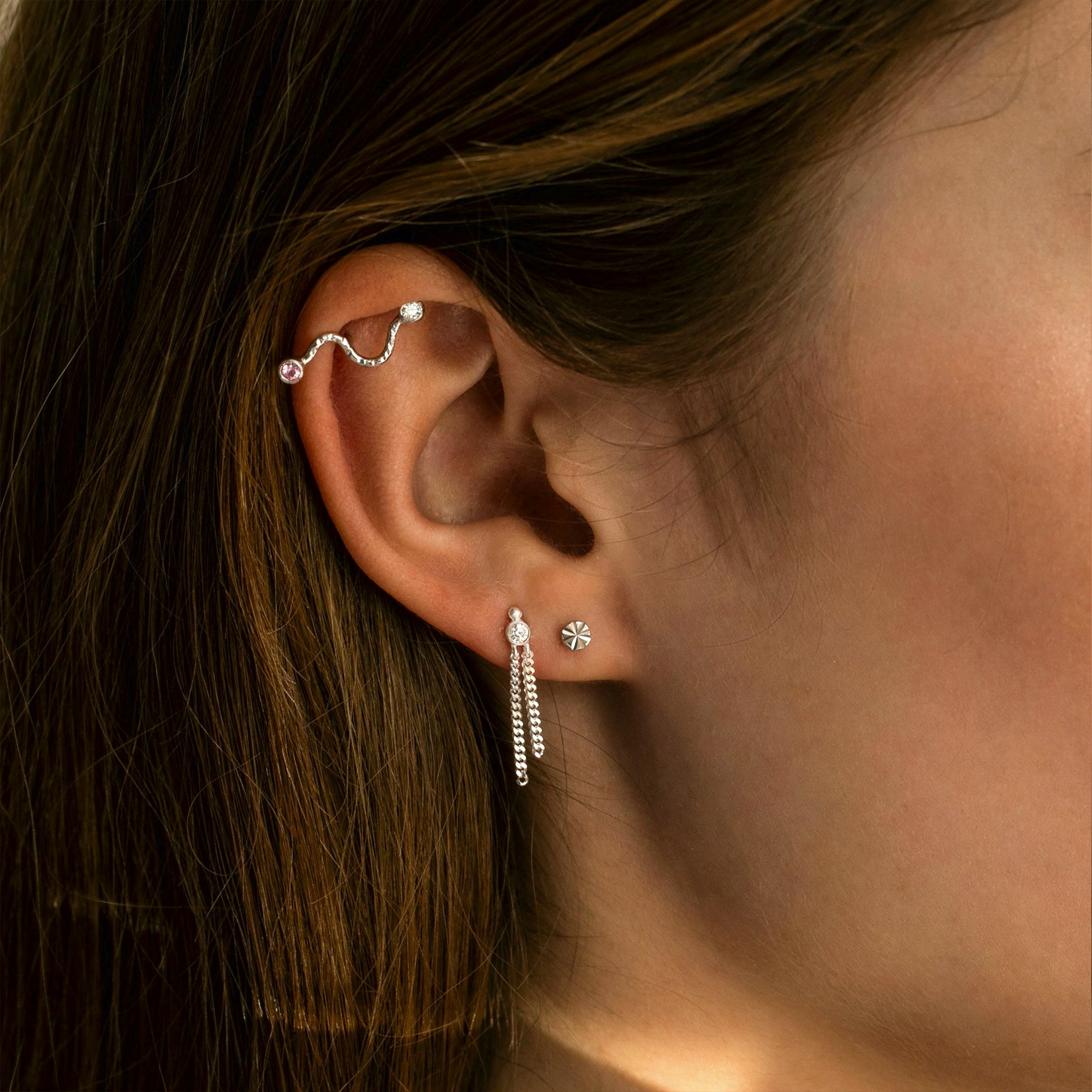 Trés Petit Etoile Earstick fra STINE A Jewelry i Sølv Sterling 925