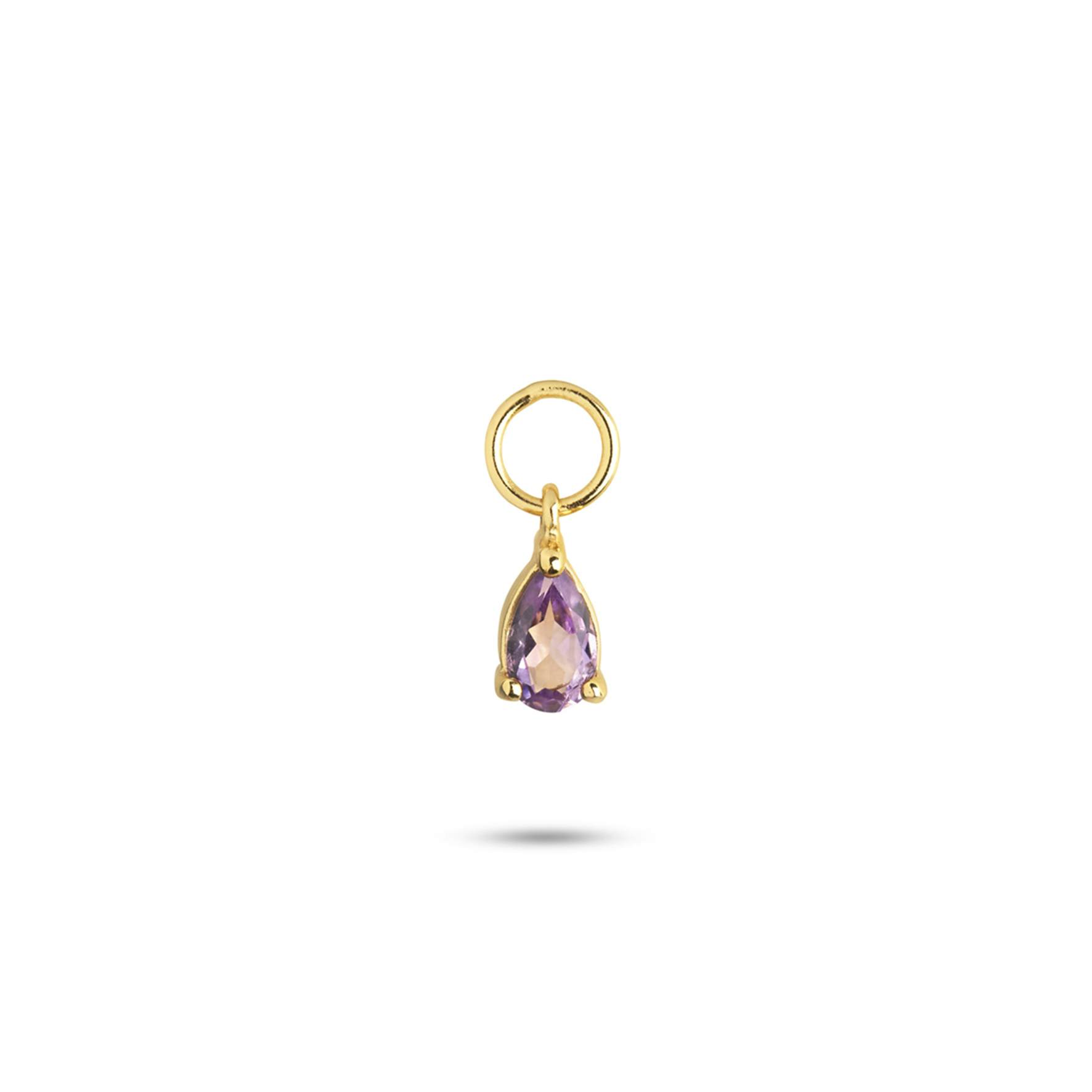 Gem Candy Pendant Valentine from Carré in Goldplated-Silver Sterling 925