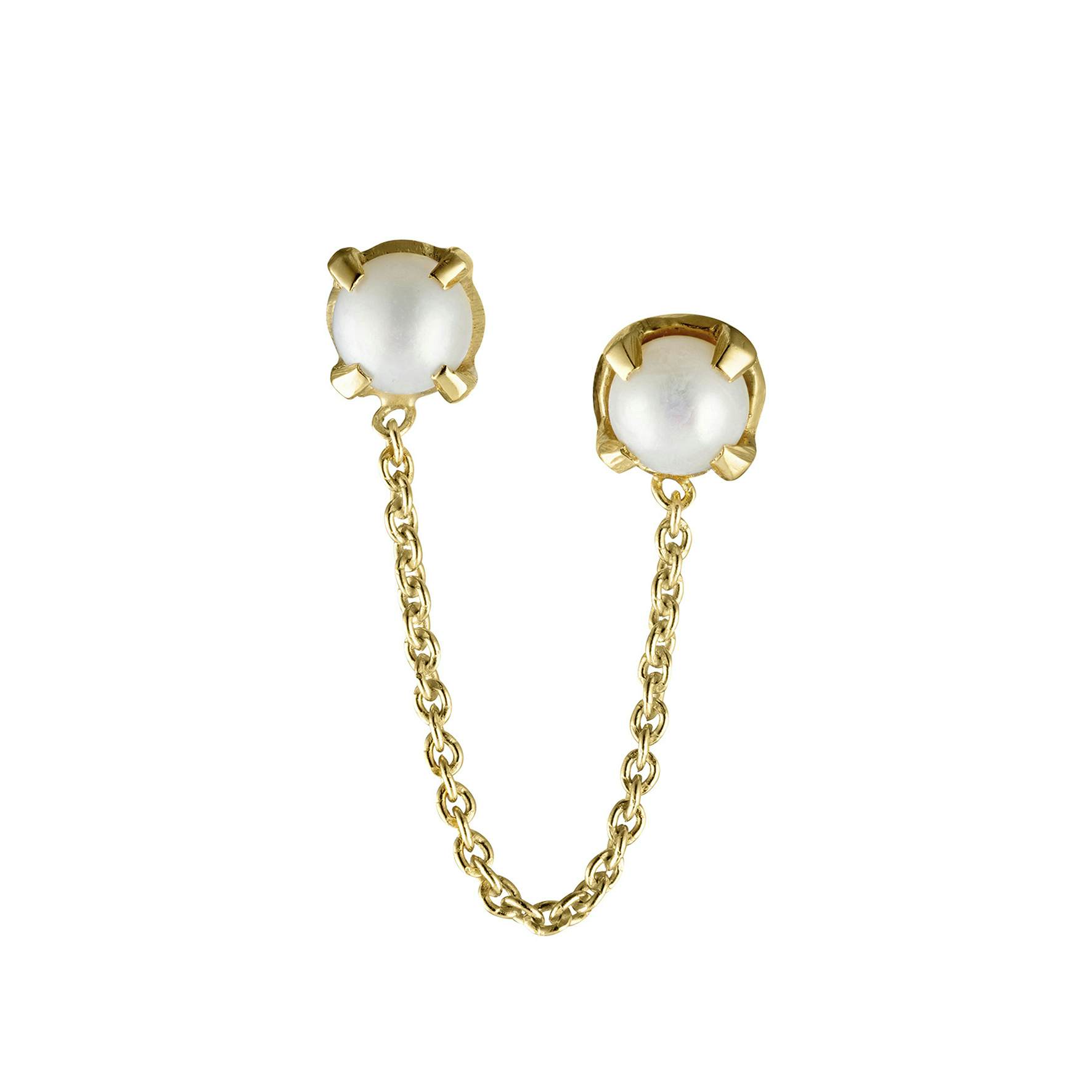 Gem Candy Earring Pearl Jam from Carré in Goldplated-Silver Sterling 925