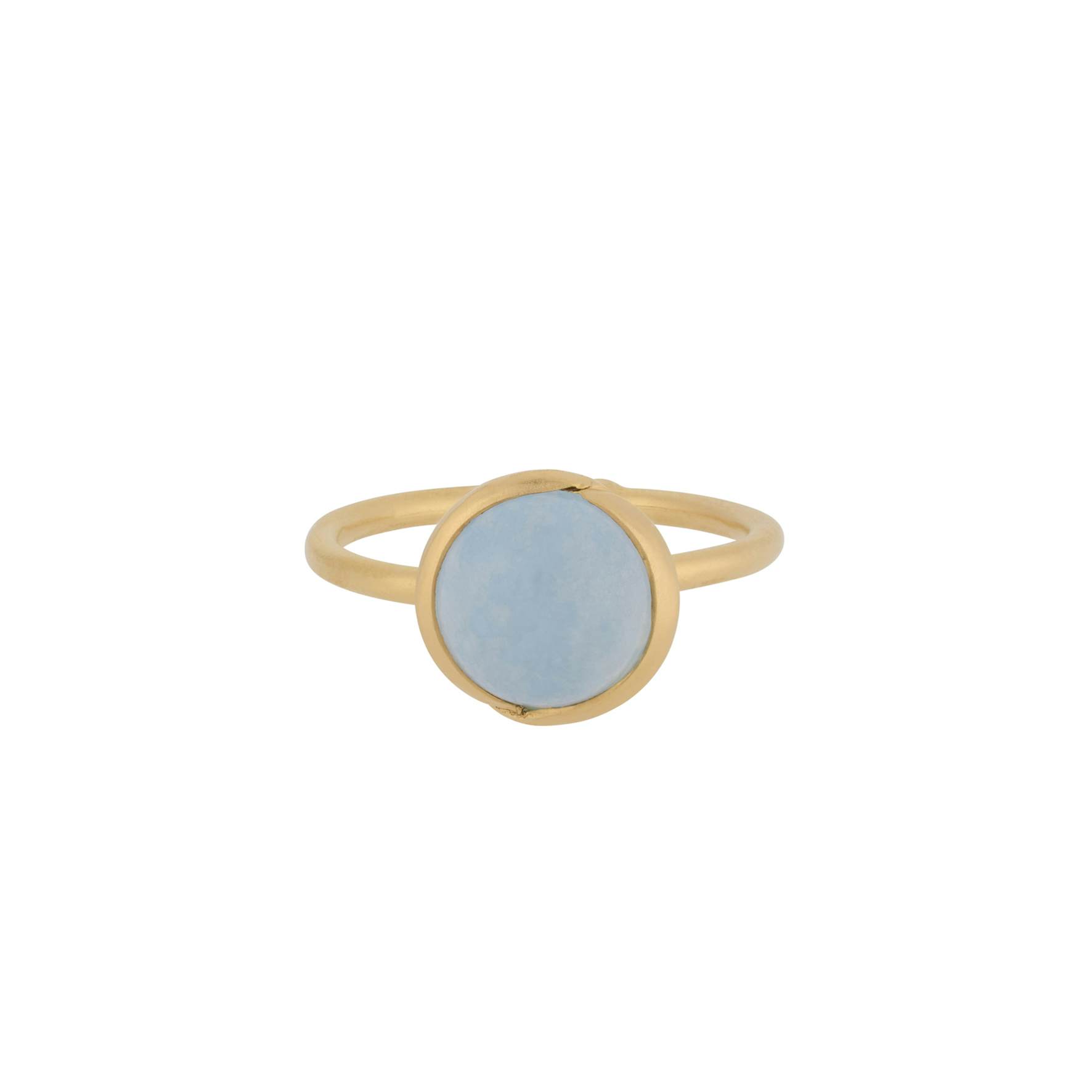 Aura Blue Ring fra Pernille Corydon i Forgyldt-Sølv Sterling 925