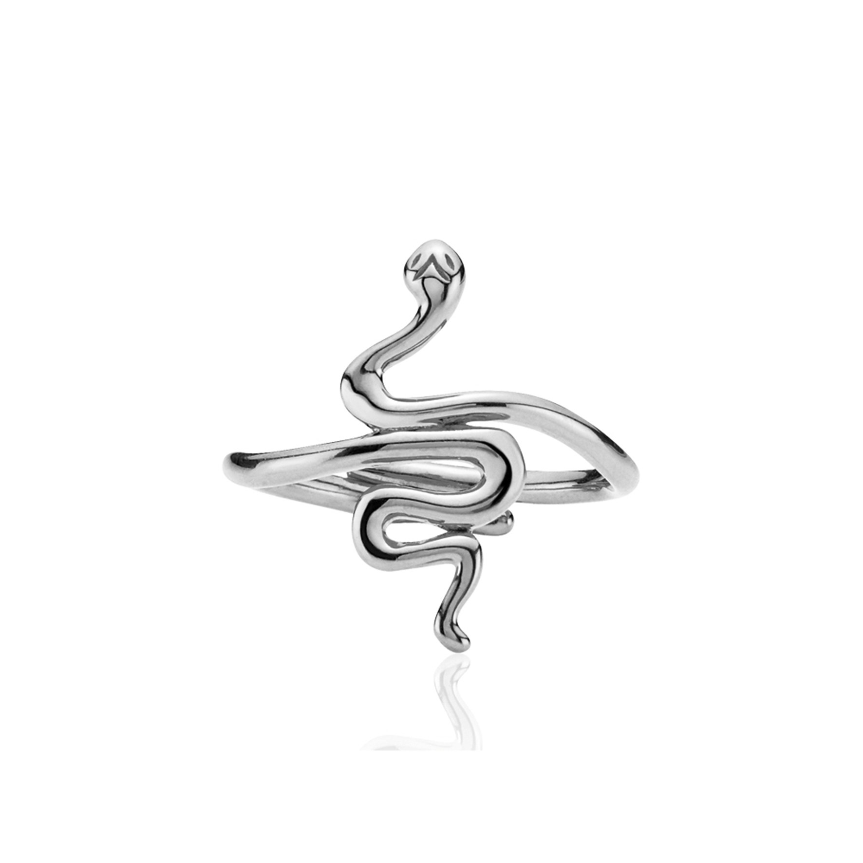 Young One Snake Ring from Sistie in Silver Sterling 925