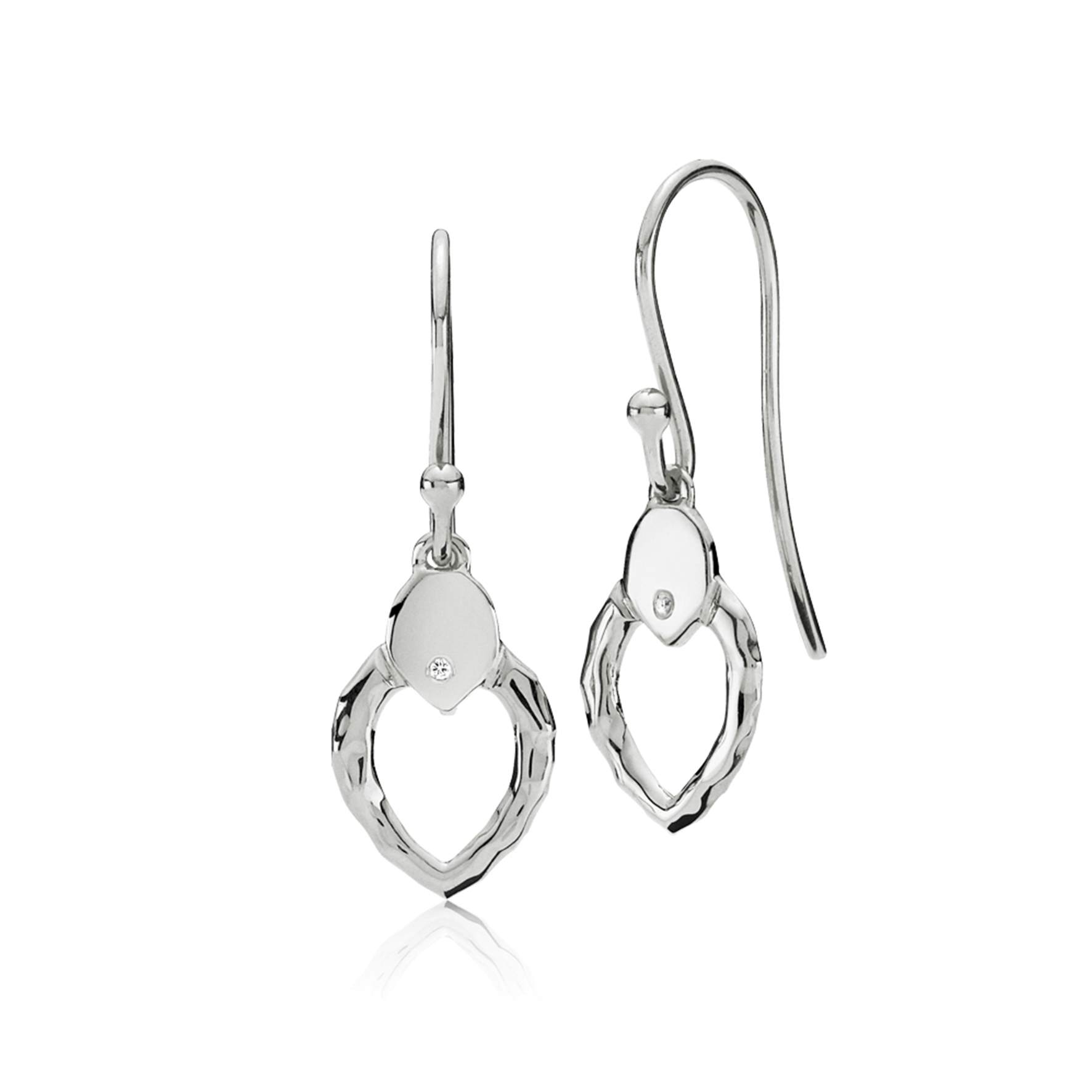 Cecilie Schmeichel Small Earrings von Izabel Camille in Silber Sterling 925