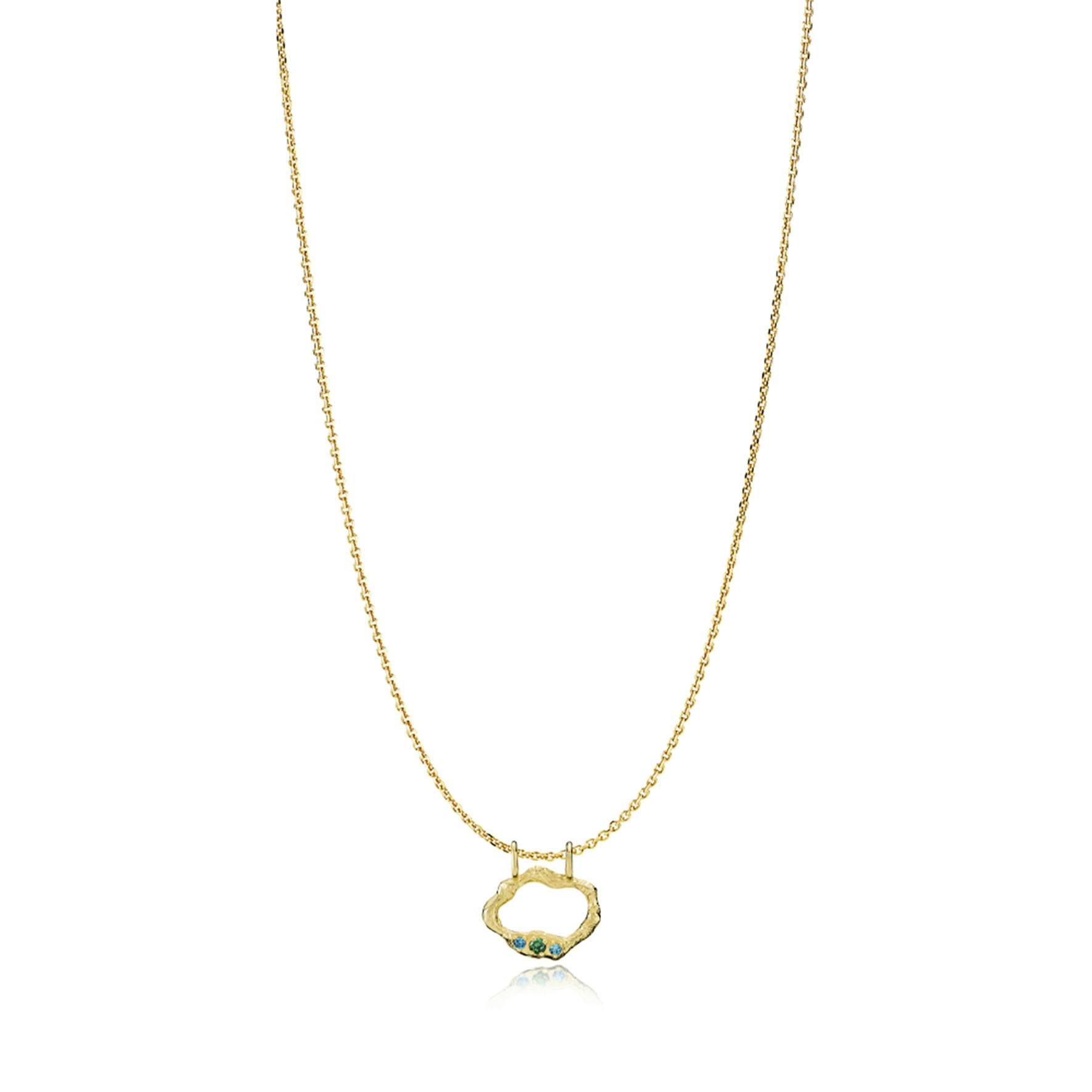 Ocean Necklace von Izabel Camille in Vergoldet-Silber Sterling 925