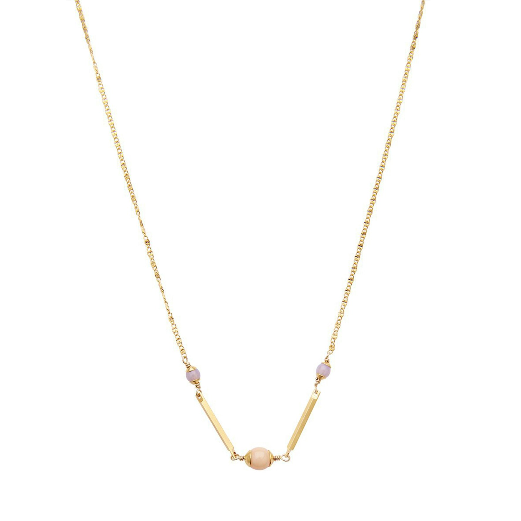 Polly Necklace from Pico in Goldplated Brass