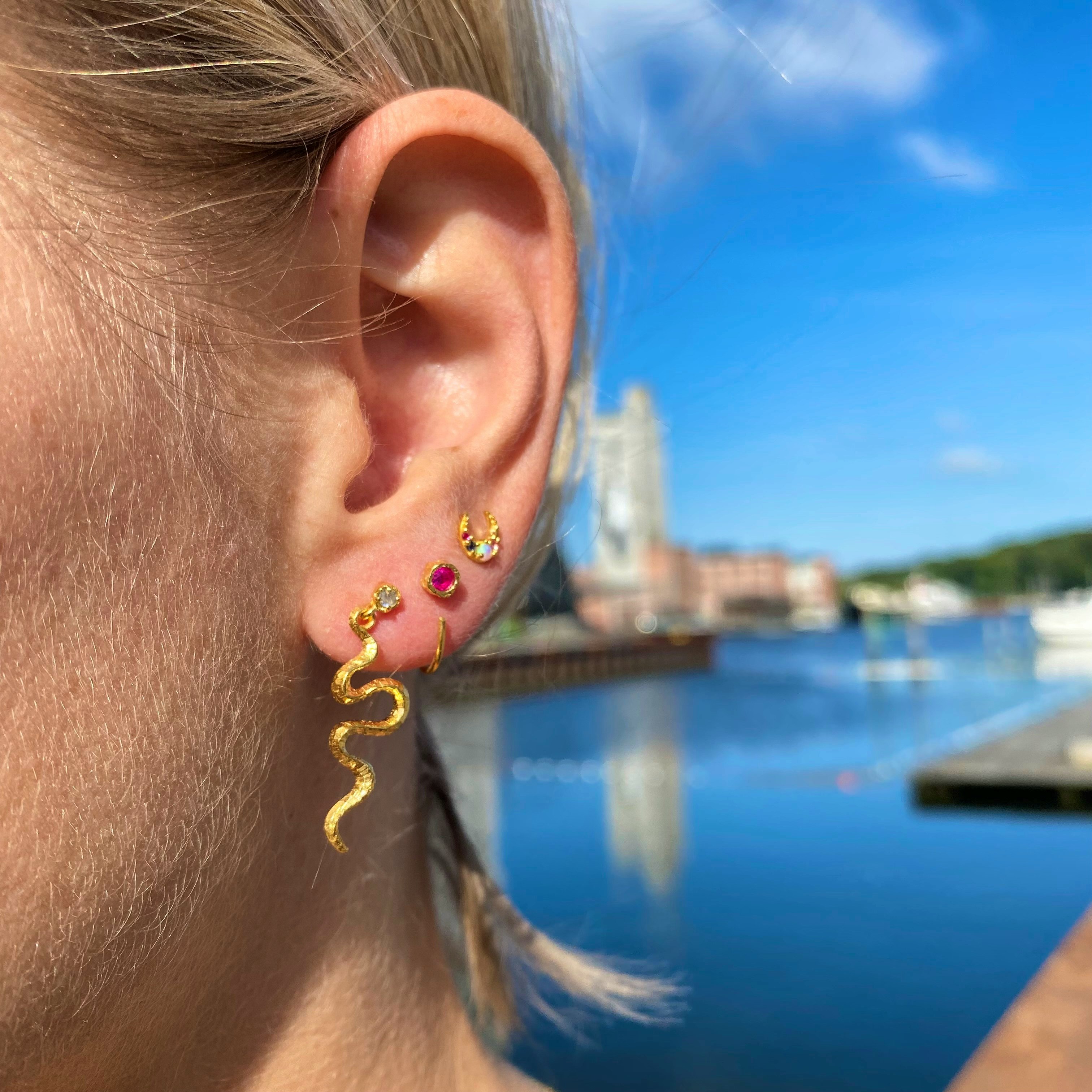 Lucy earrings from Maanesten in Silver Sterling 925