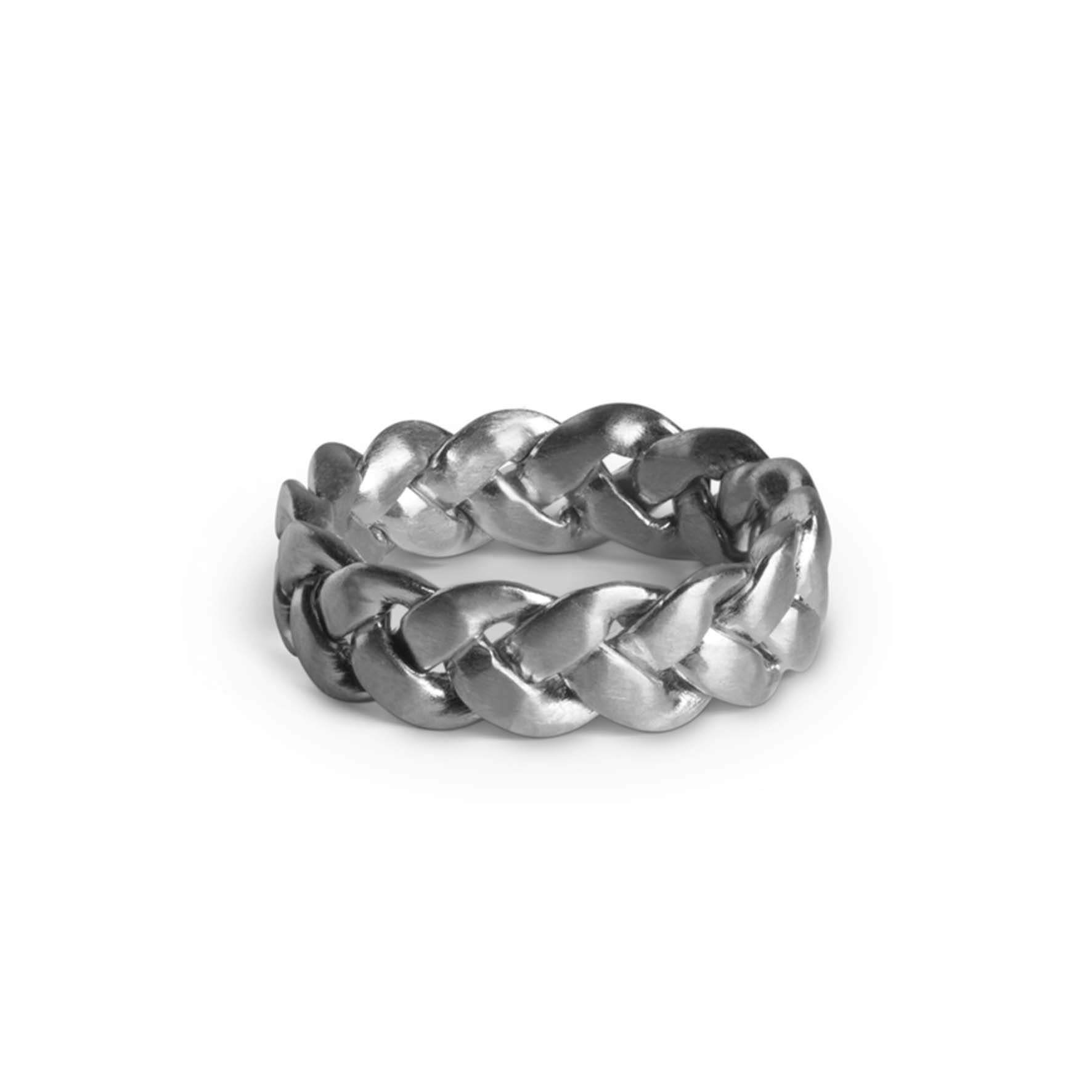 Big Braided Ring from Jane Kønig in Silver Sterling 925