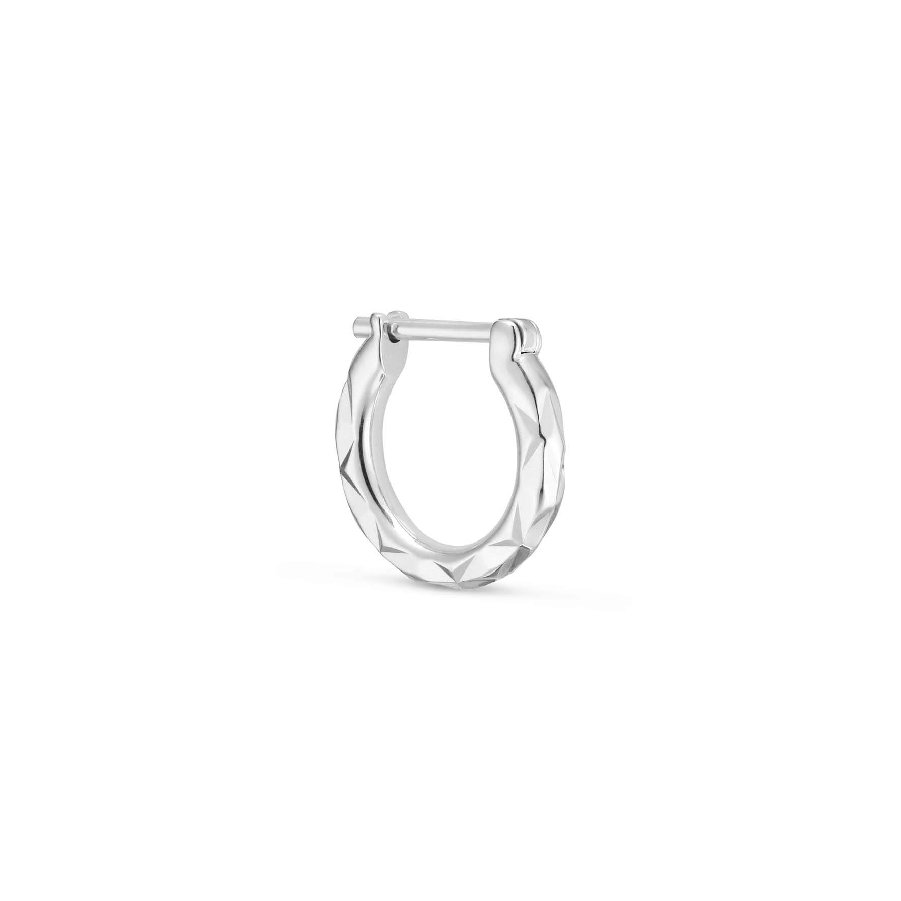 Tiny Rhombus Earring von Jane Kønig in Silber Sterling 925