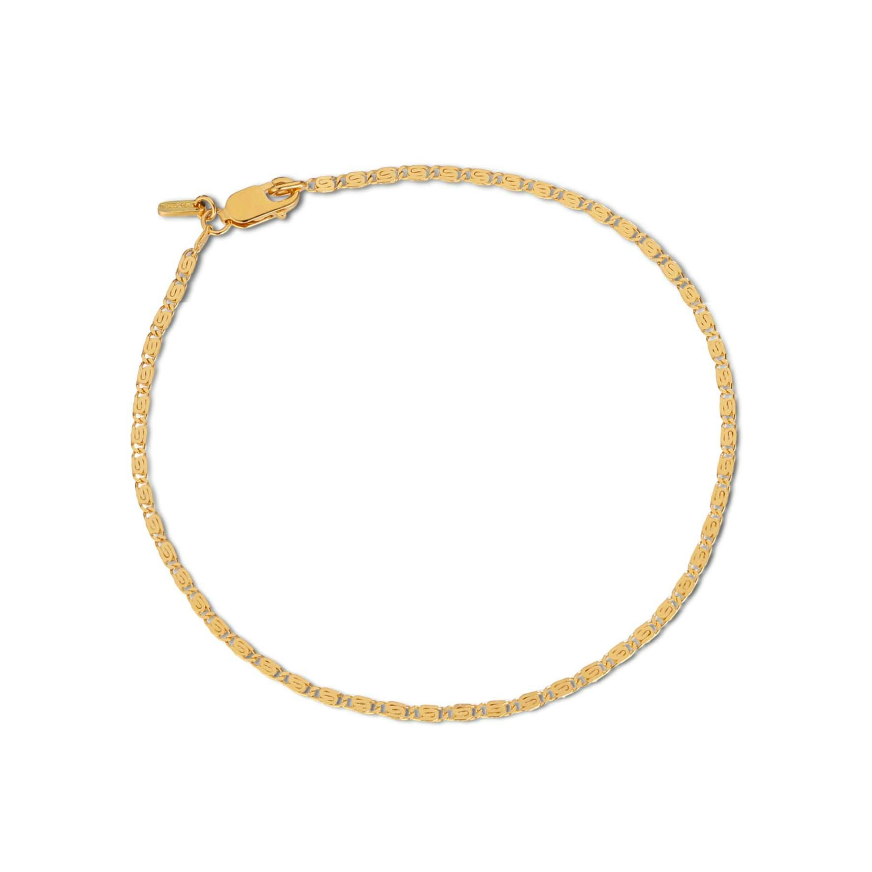 Envision Chain Bracelet von Jane Kønig in Vergoldet-Silber Sterling 925