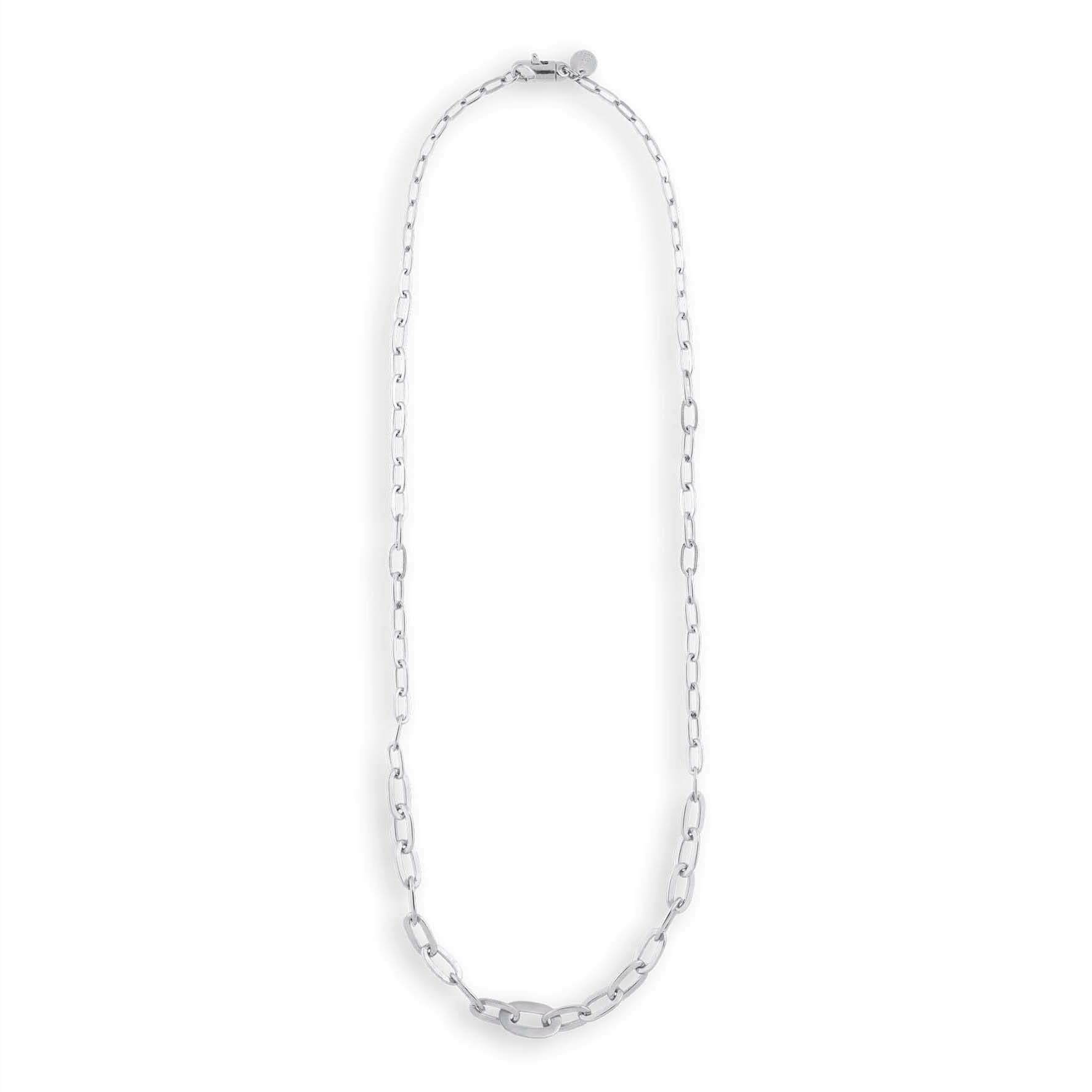 Row Chain Necklace fra Jane Kønig i Sølv Sterling 925