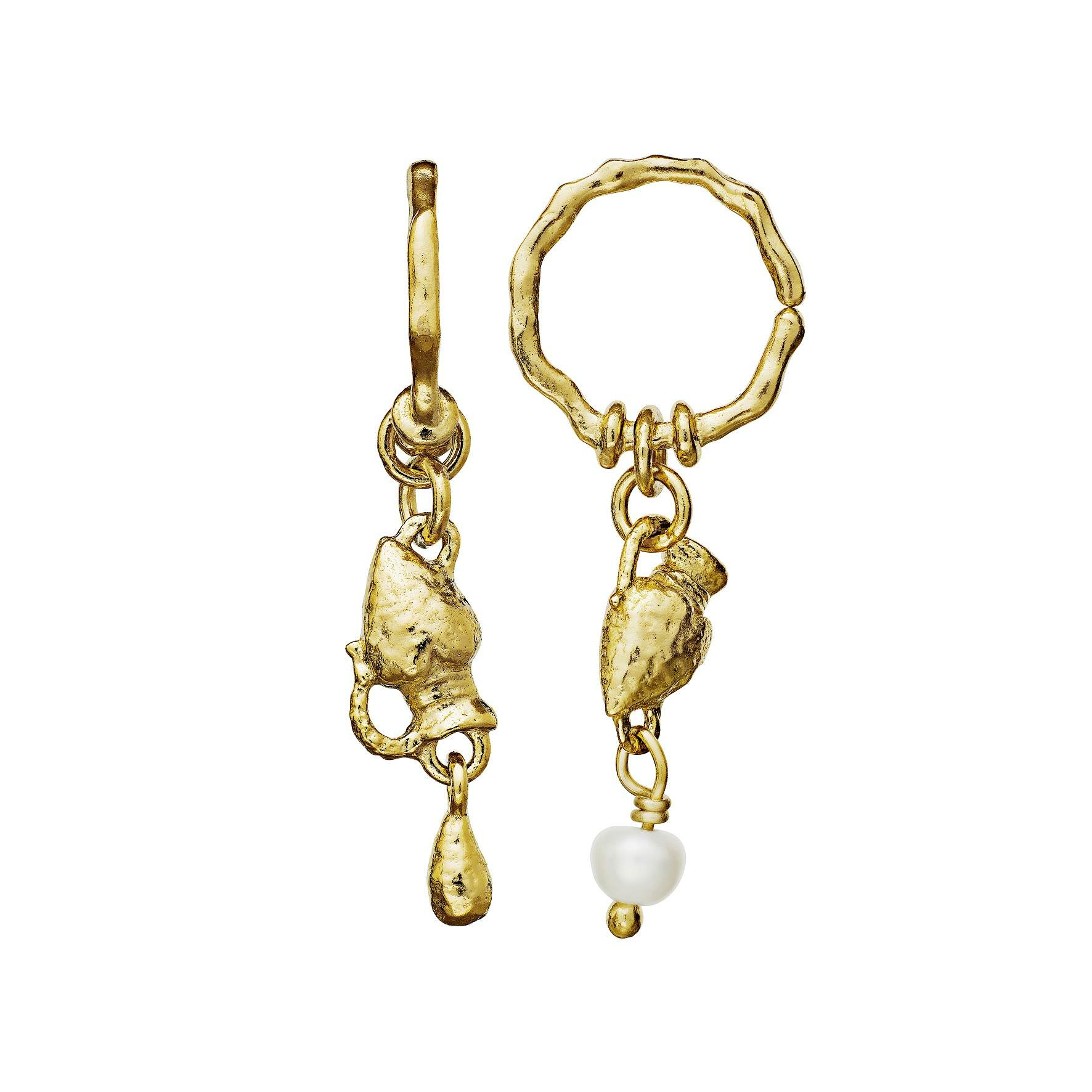 Lovepotion Earrings fra Maanesten i Forgylt-Sølv Sterling 925
