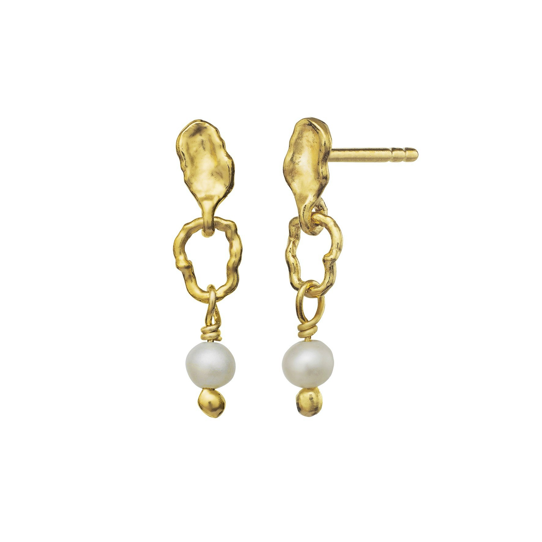 Seraphine Earrings fra Maanesten i Forgylt-Sølv Sterling 925