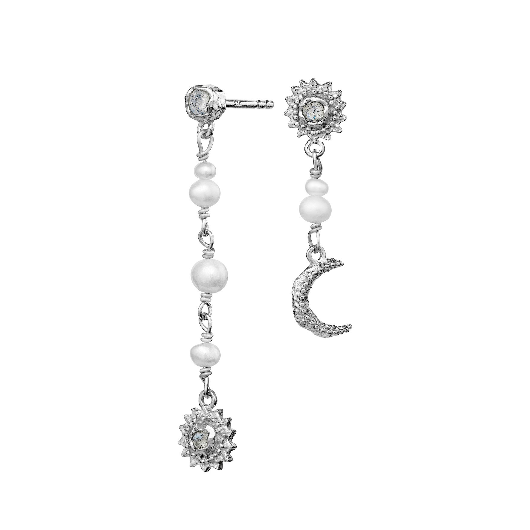 Sunniva Earrings fra Maanesten i Sølv Sterling 925