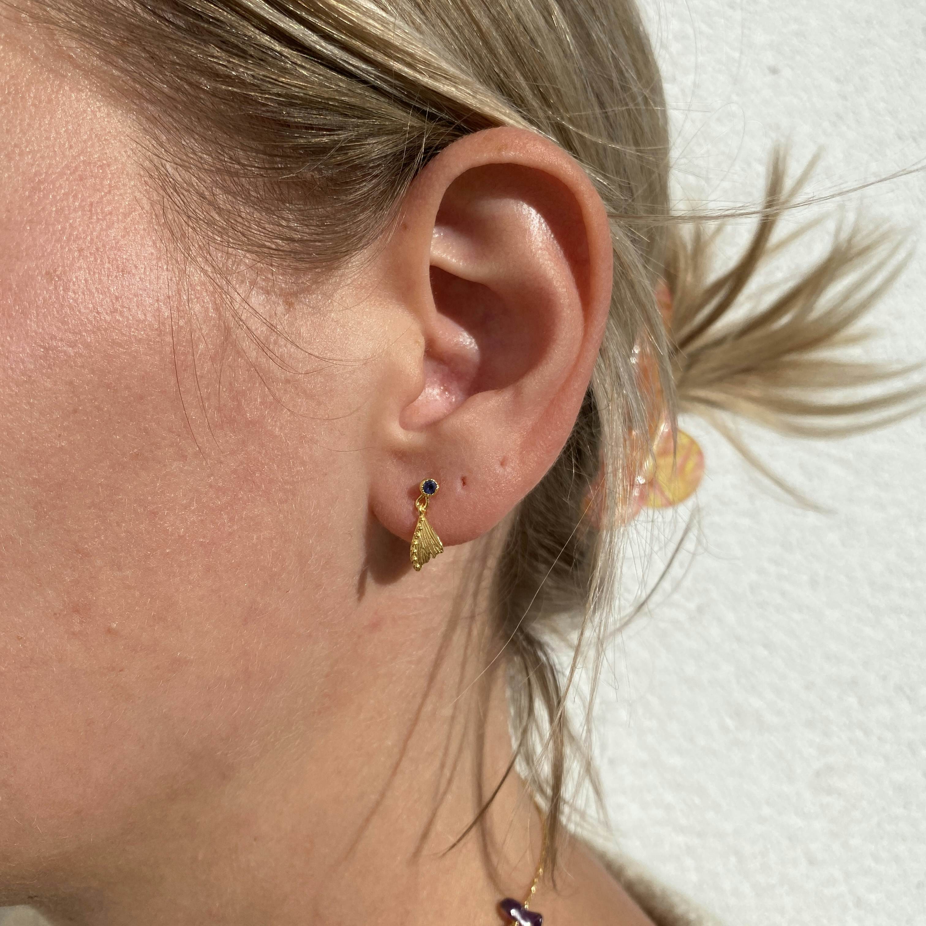 Lenora Earrings von Maanesten in Vergoldet-Silber Sterling 925
