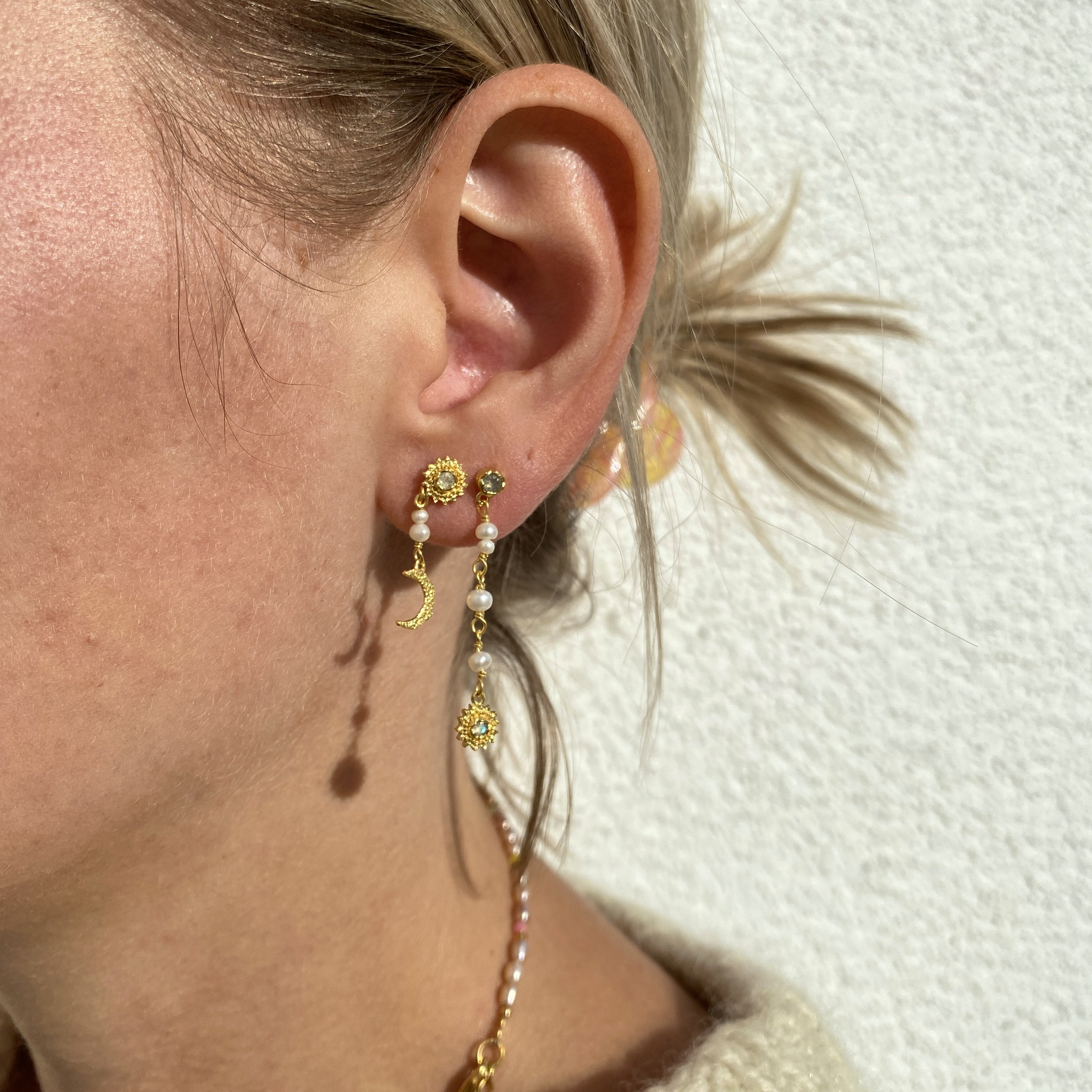 Sunniva Earrings fra Maanesten i Sølv Sterling 925