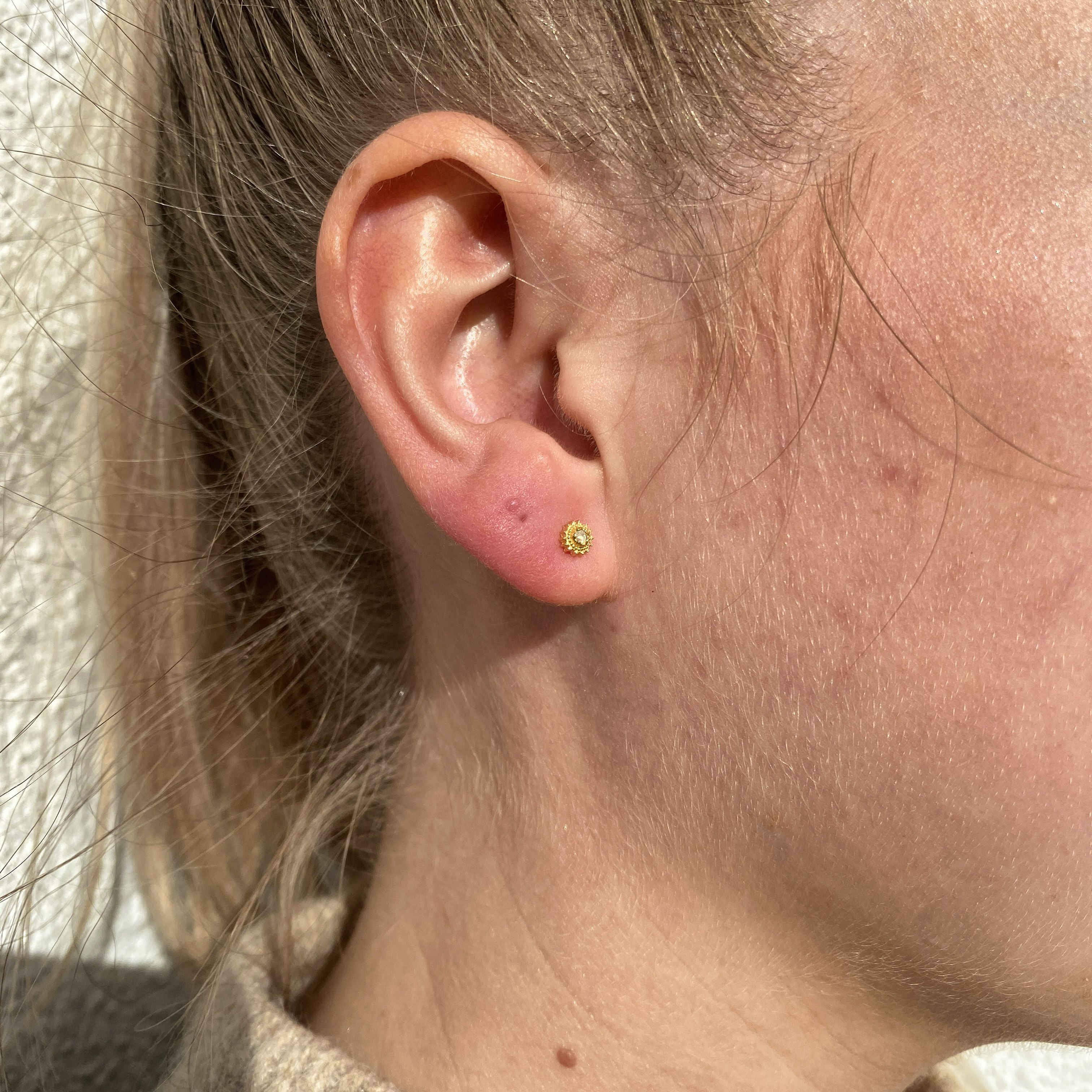 Willa Earring von Maanesten in Vergoldet-Silber Sterling 925
