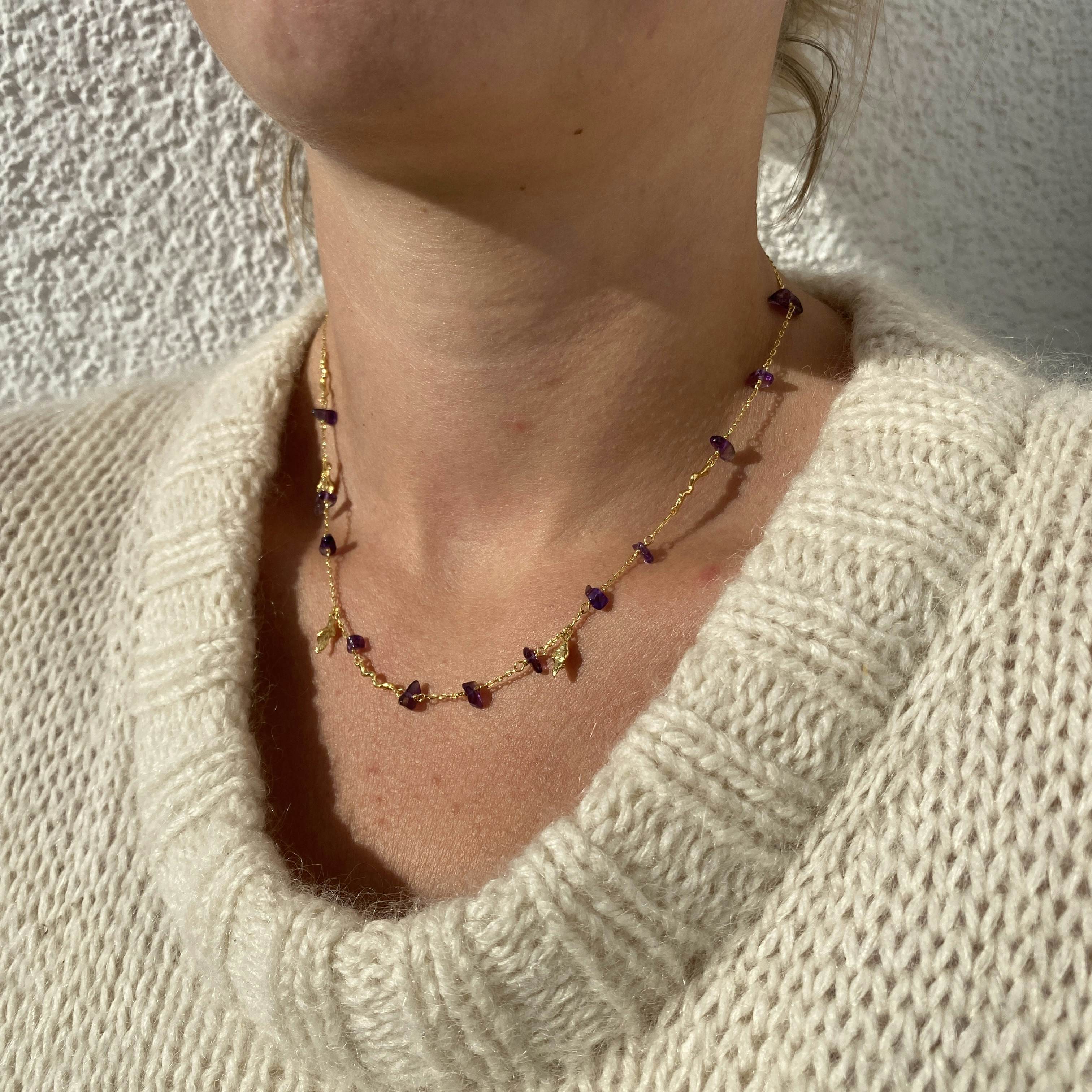 Azzurra Necklace from Maanesten in Goldplated-Silver Sterling 925