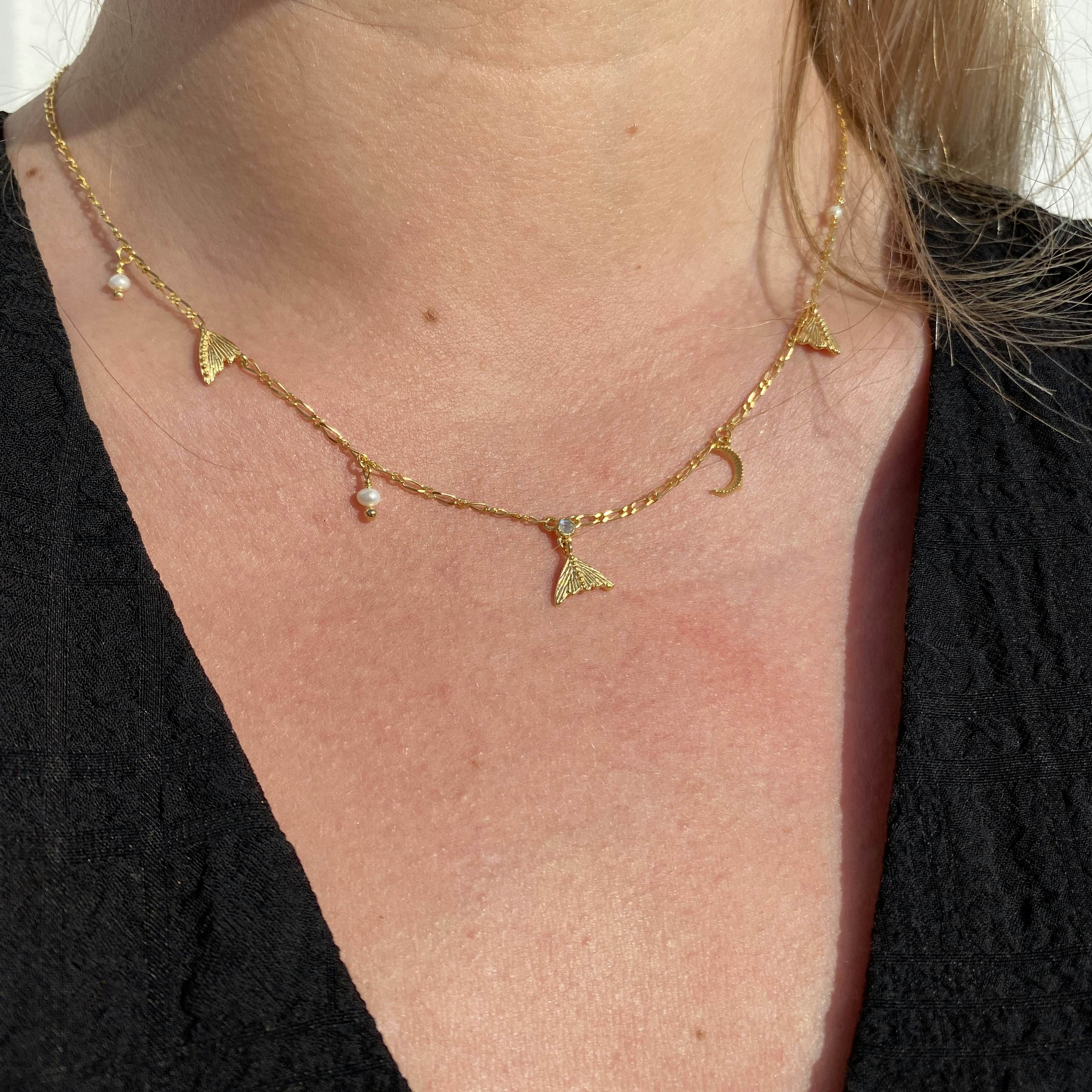 Nocha Necklace from Maanesten in Goldplated-Silver Sterling 925