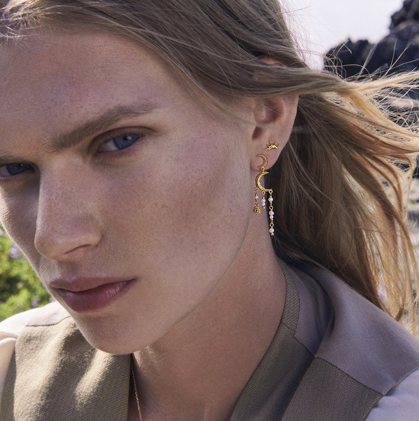 Astrea Earrings z Maanesten v Pozlacené stříbro sterling 925