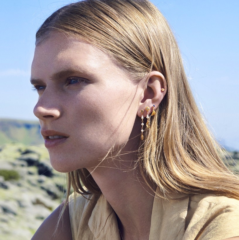 Sunniva Earrings fra Maanesten i Sølv Sterling 925