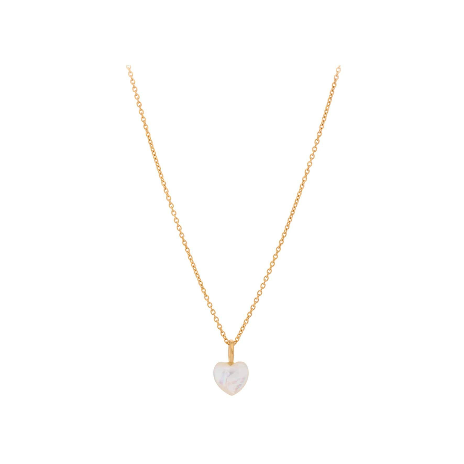 Ocean Heart Necklace fra Pernille Corydon i Forgylt-Sølv Sterling 925