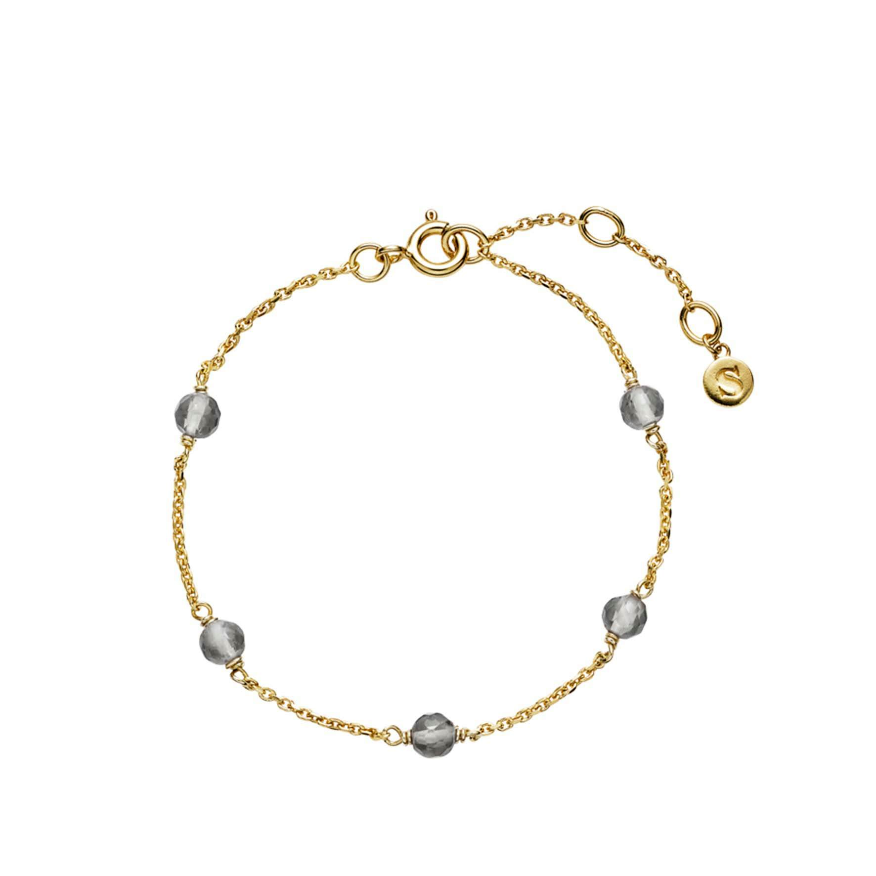 Kathrine Fisker by Sistie Bead Bracelet von Sistie in Vergoldet-Silber Sterling 925||Blank