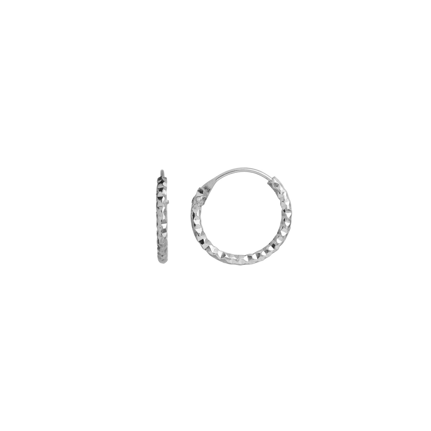 Petit Tinsel Creol Earring fra STINE A Jewelry i Sølv Sterling 925