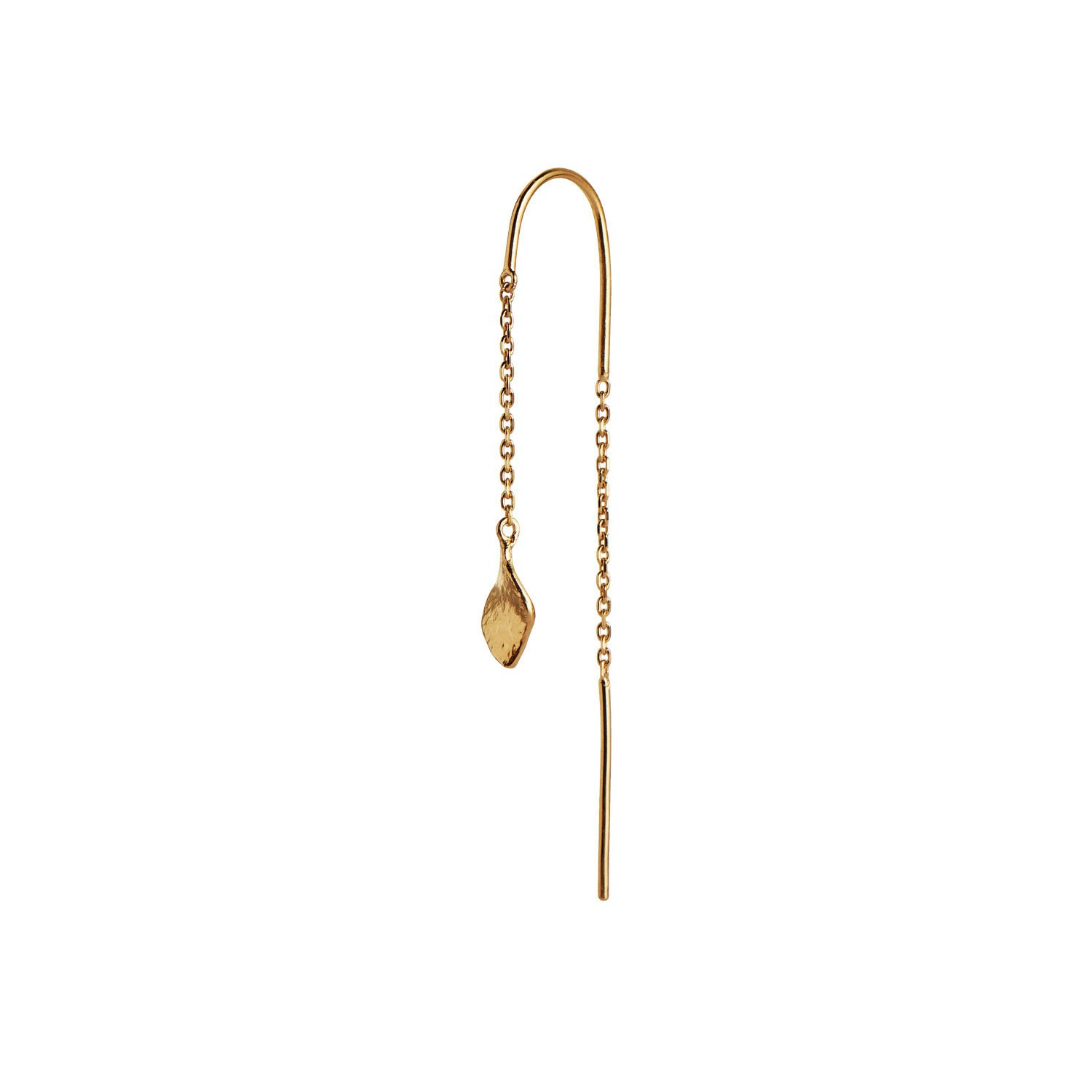Petit Ile De L'Amour Double Chain Earring fra STINE A Jewelry i Forgylt-Sølv Sterling 925