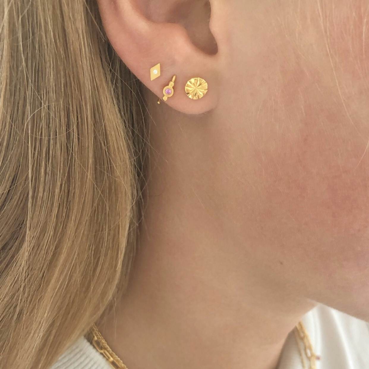 Petit Etoile Earring von STINE A Jewelry in Vergoldet-Silber Sterling 925