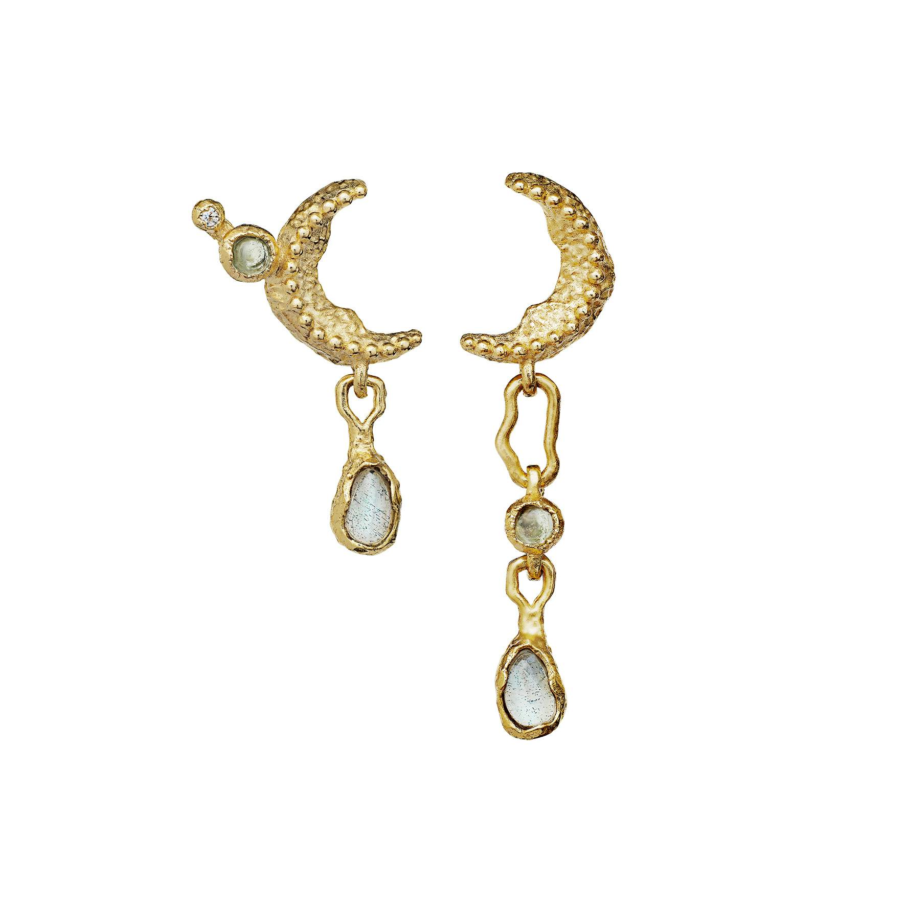 Elara Earrings from Maanesten in Goldplated-Silver Sterling 925