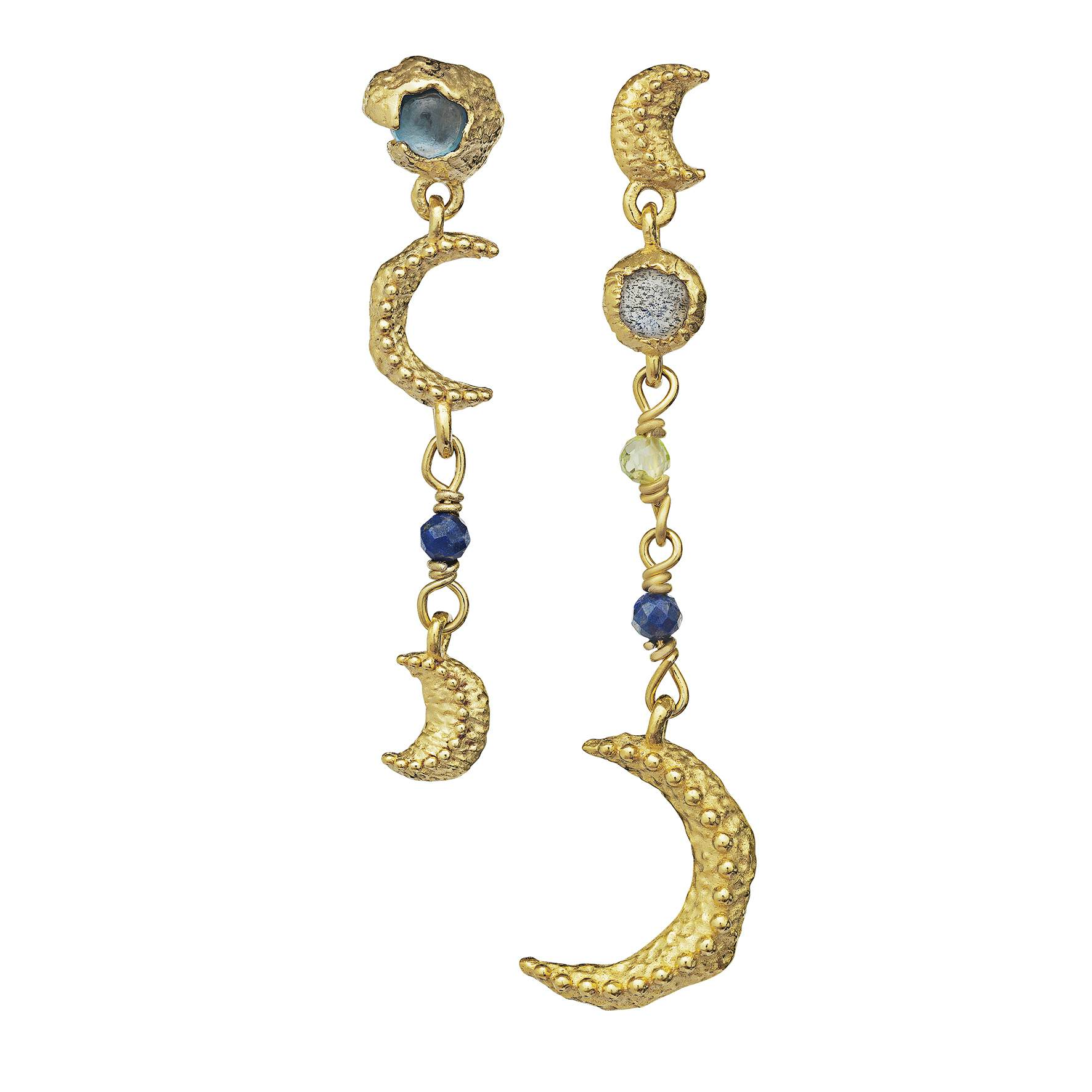 Pheobe Earrings von Maanesten in Vergoldet-Silber Sterling 925