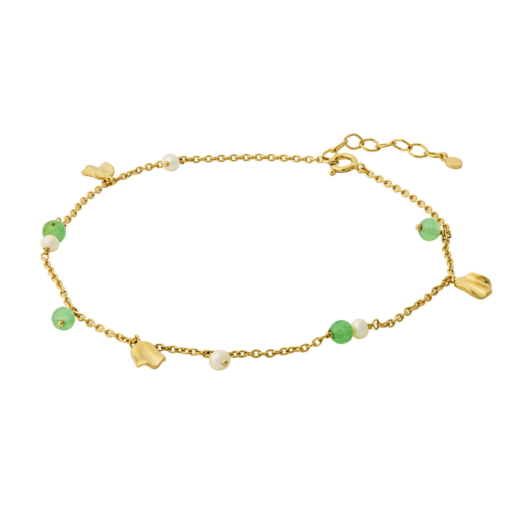 Ocean Hope Anklet from Pernille Corydon in Goldplated Silver Sterling 925